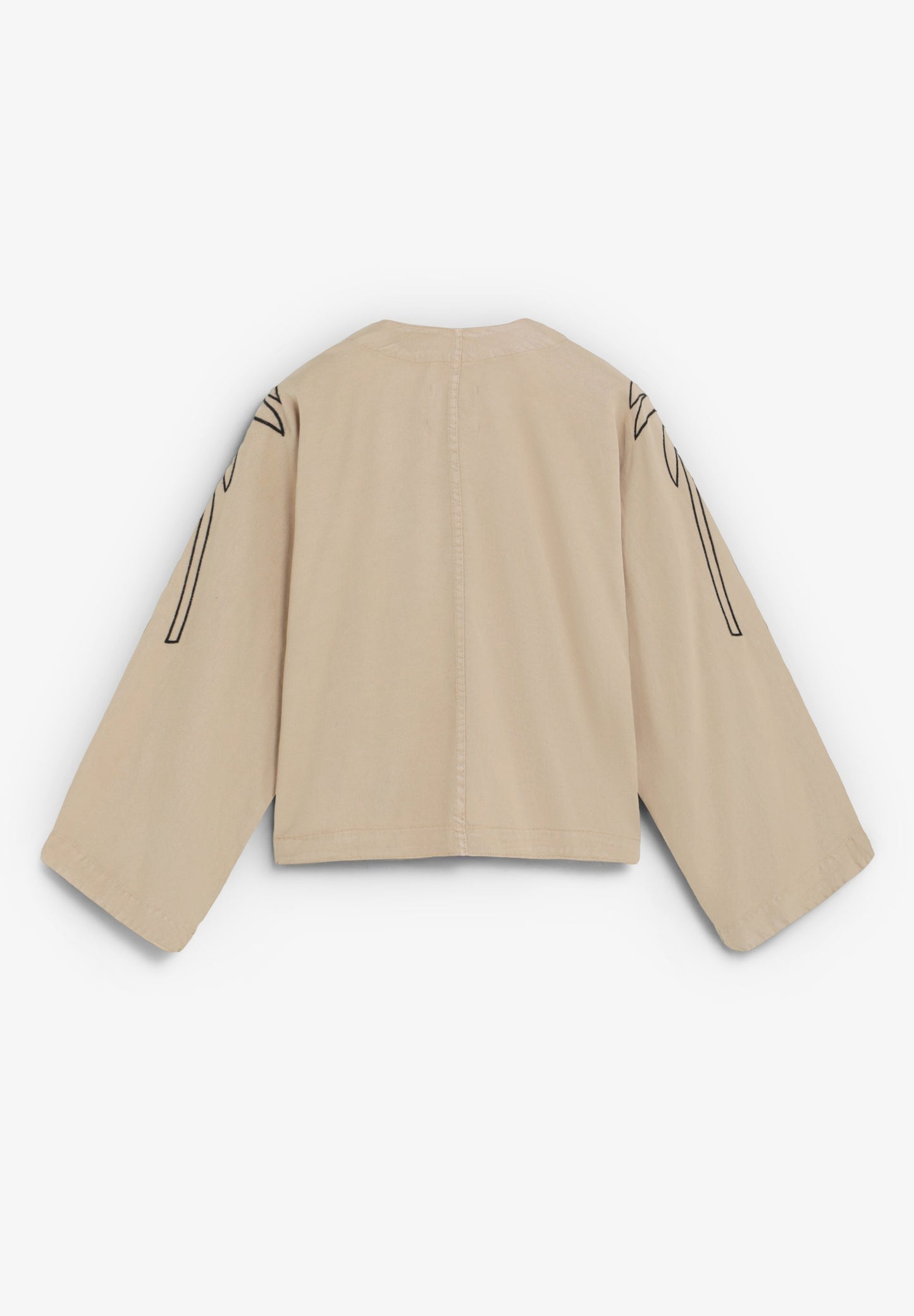 EMBROIDERED FLOWING SHIRT