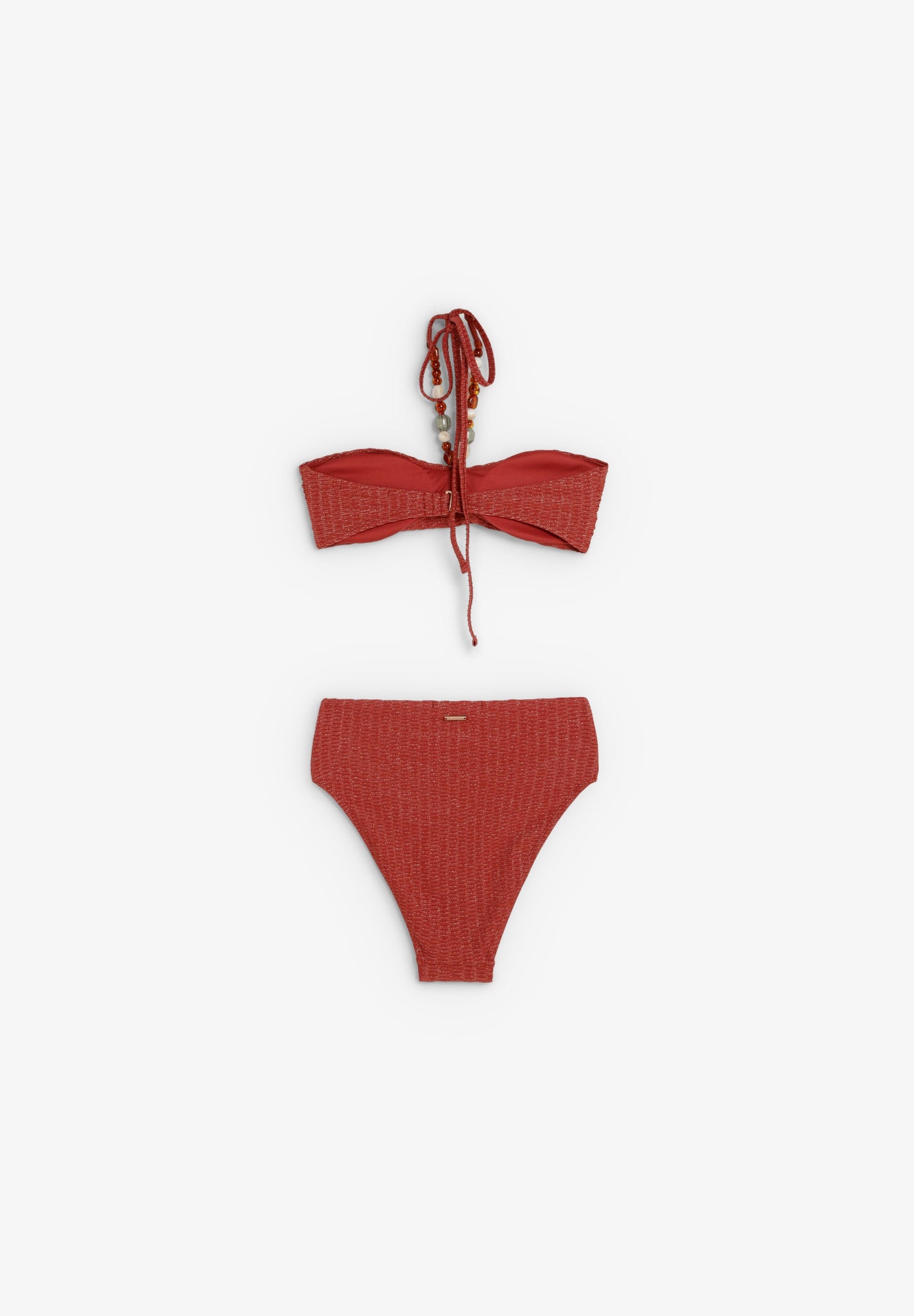 BIKINI WITH LUREX AND BEADS