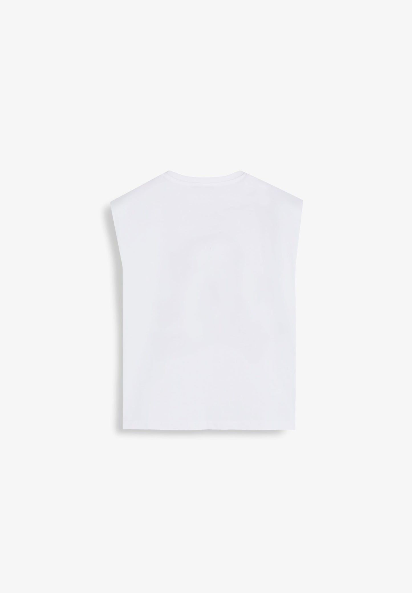 SLEEVELESS PRINTED T-SHIRT