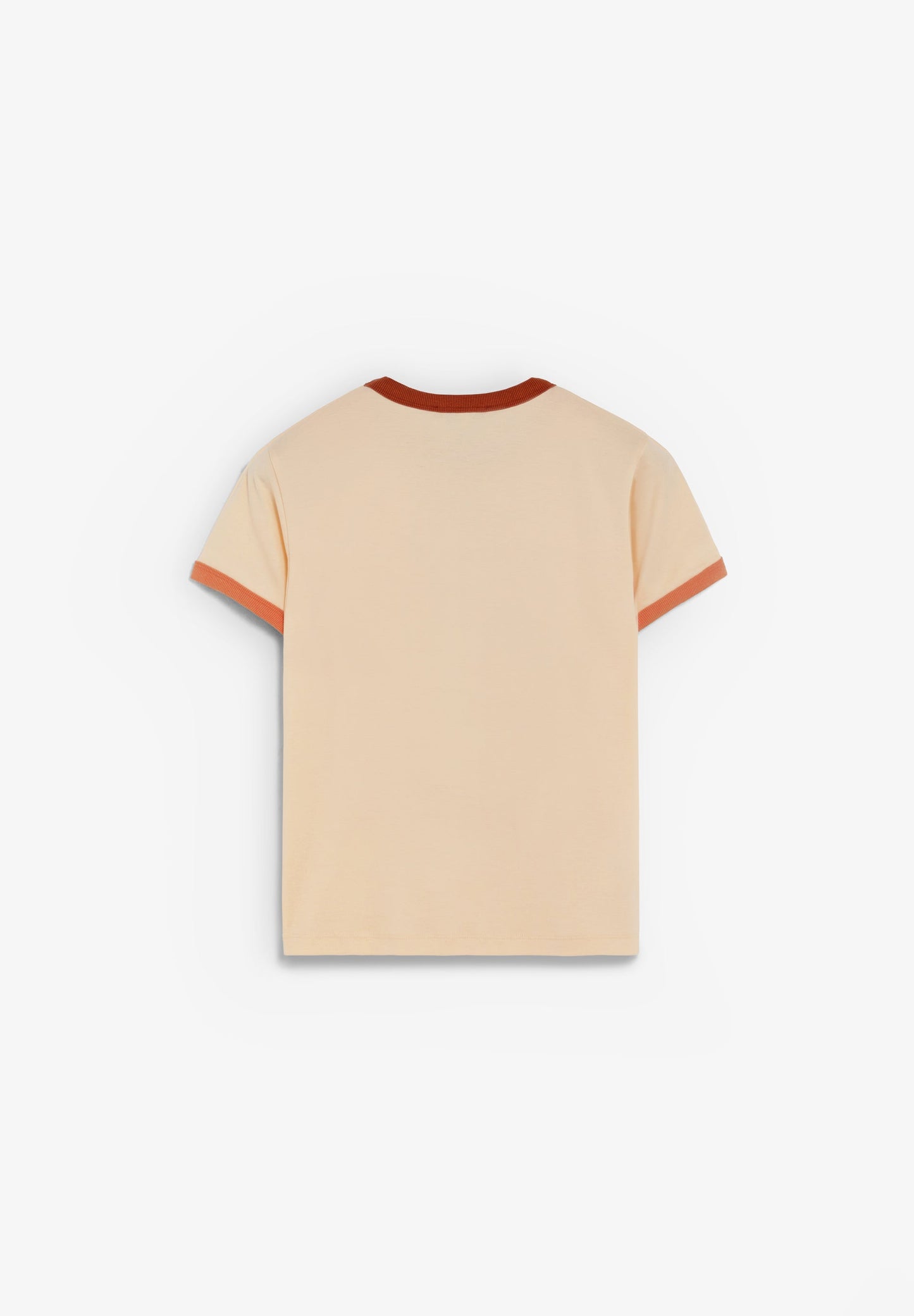 CONTRAST COLLAR T-SHIRT