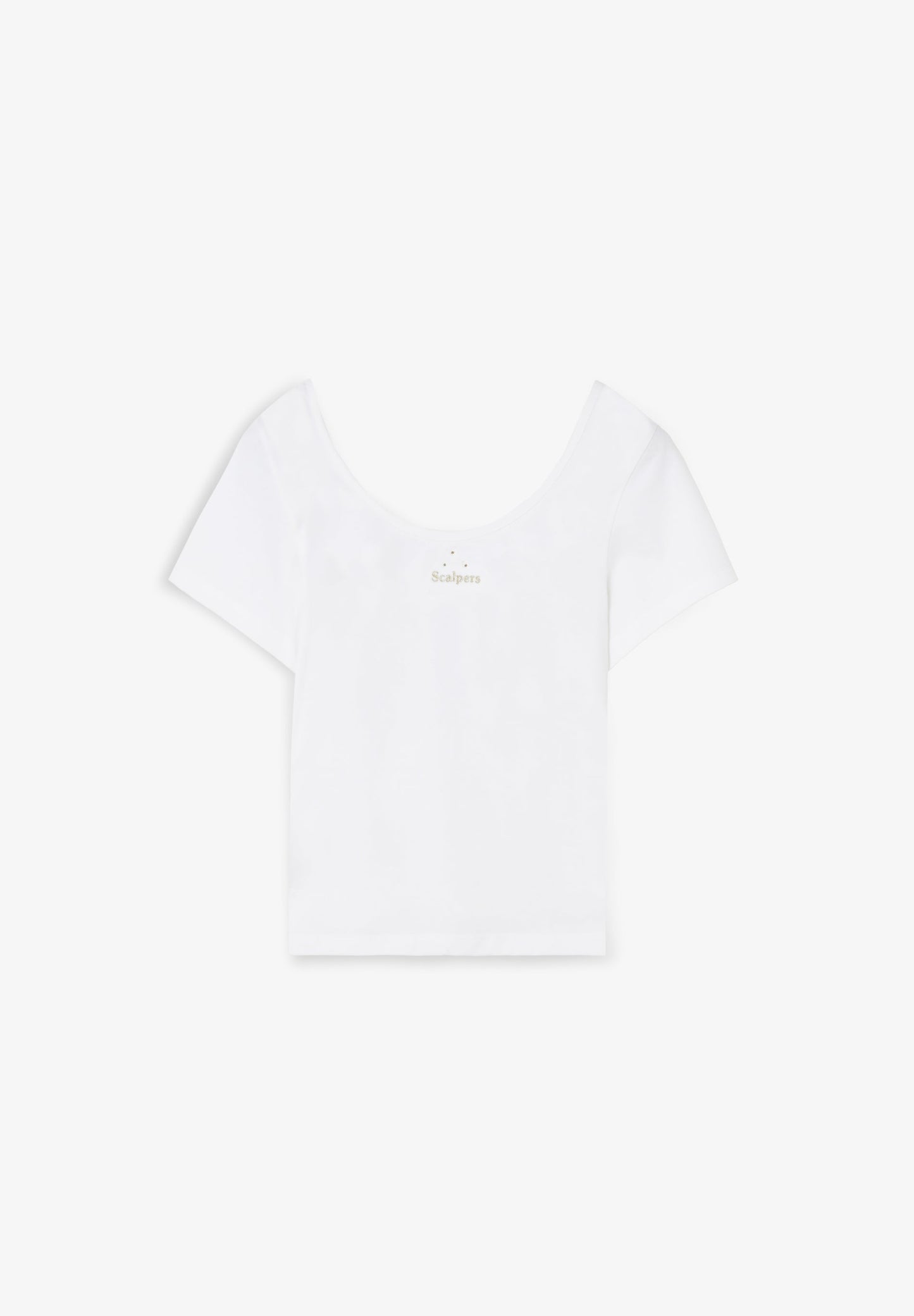 ROUND NECK T-SHIRT WITH BEADS
