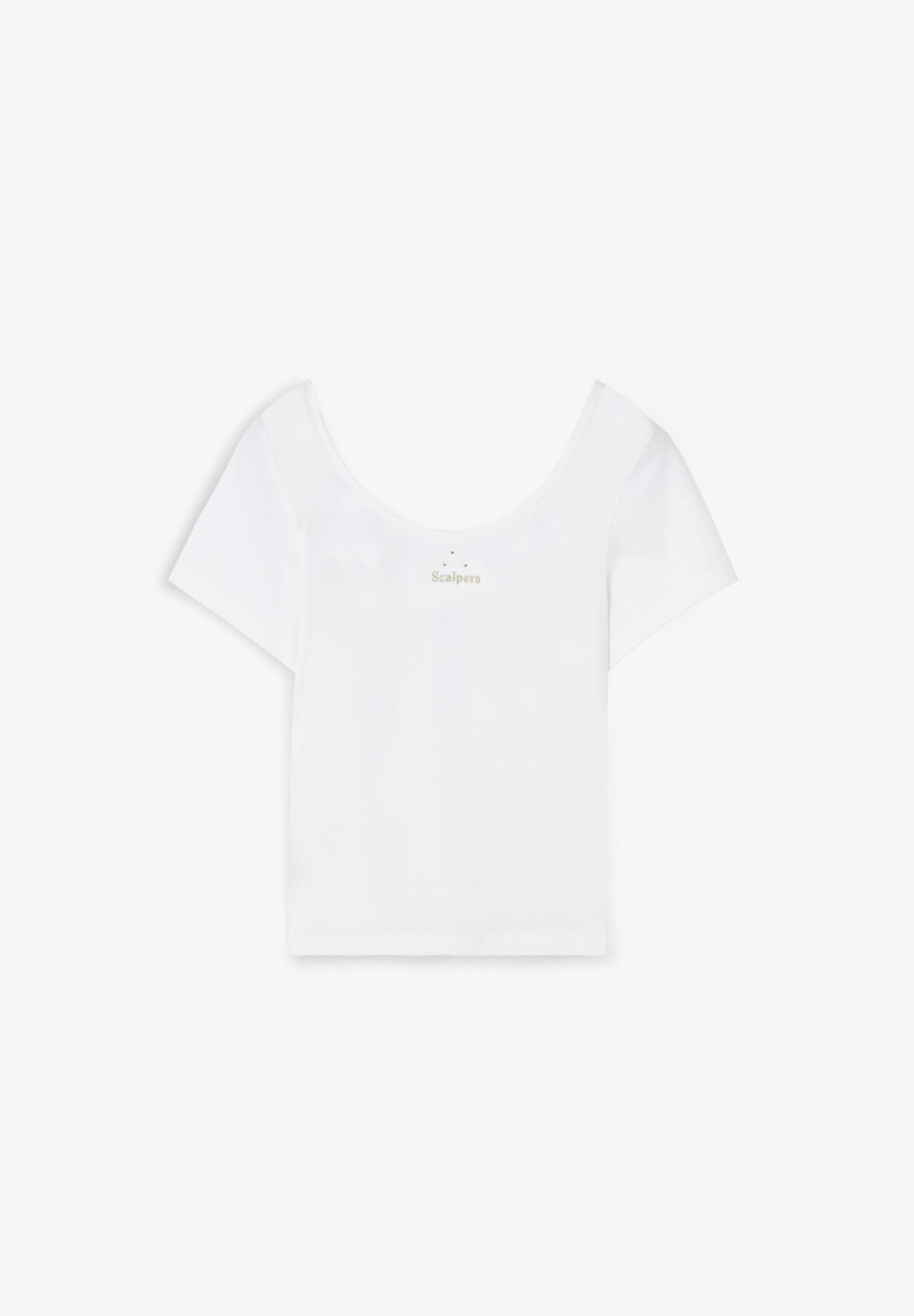 ROUND NECK T-SHIRT WITH BEADS