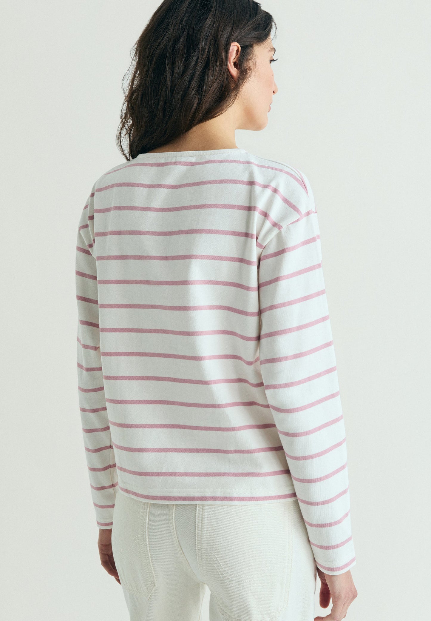 STRIPED T-SHIRT WITH PATCH