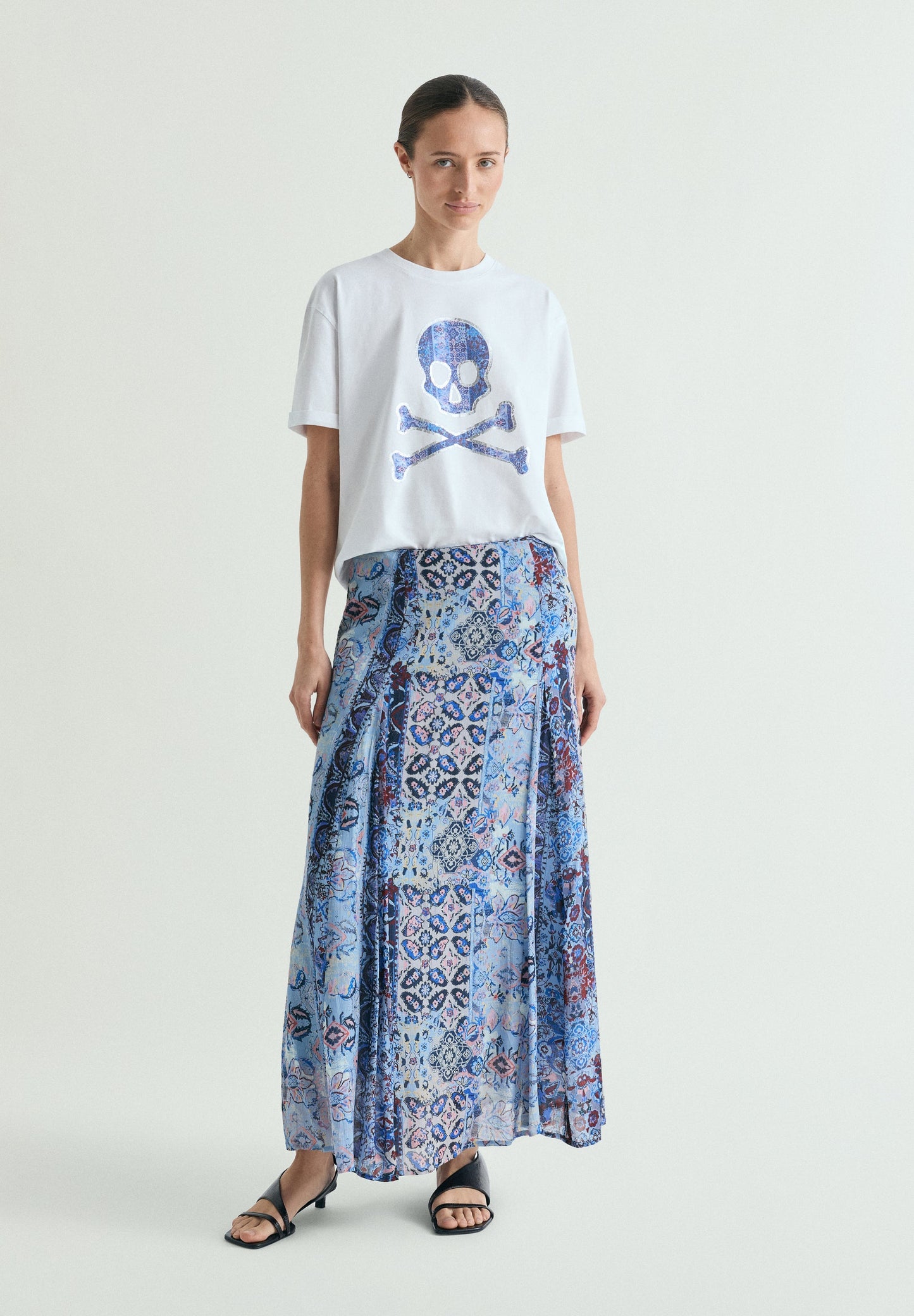 PRINTED SKULL T-SHIRT