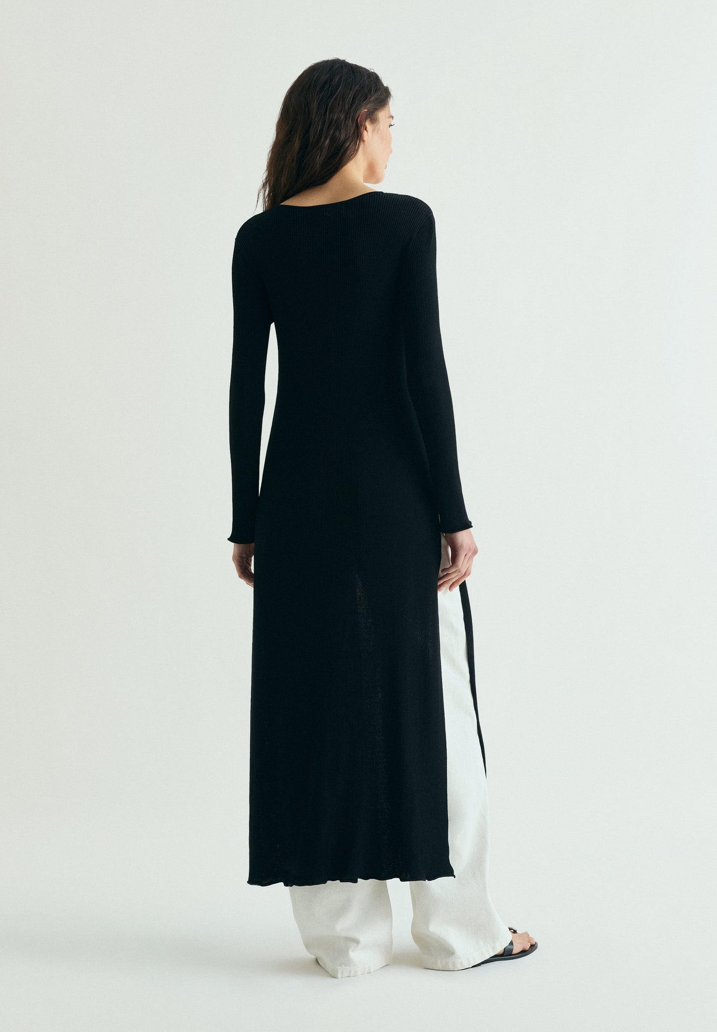 SCBUTTONS LONG KNIT CARDIGAN