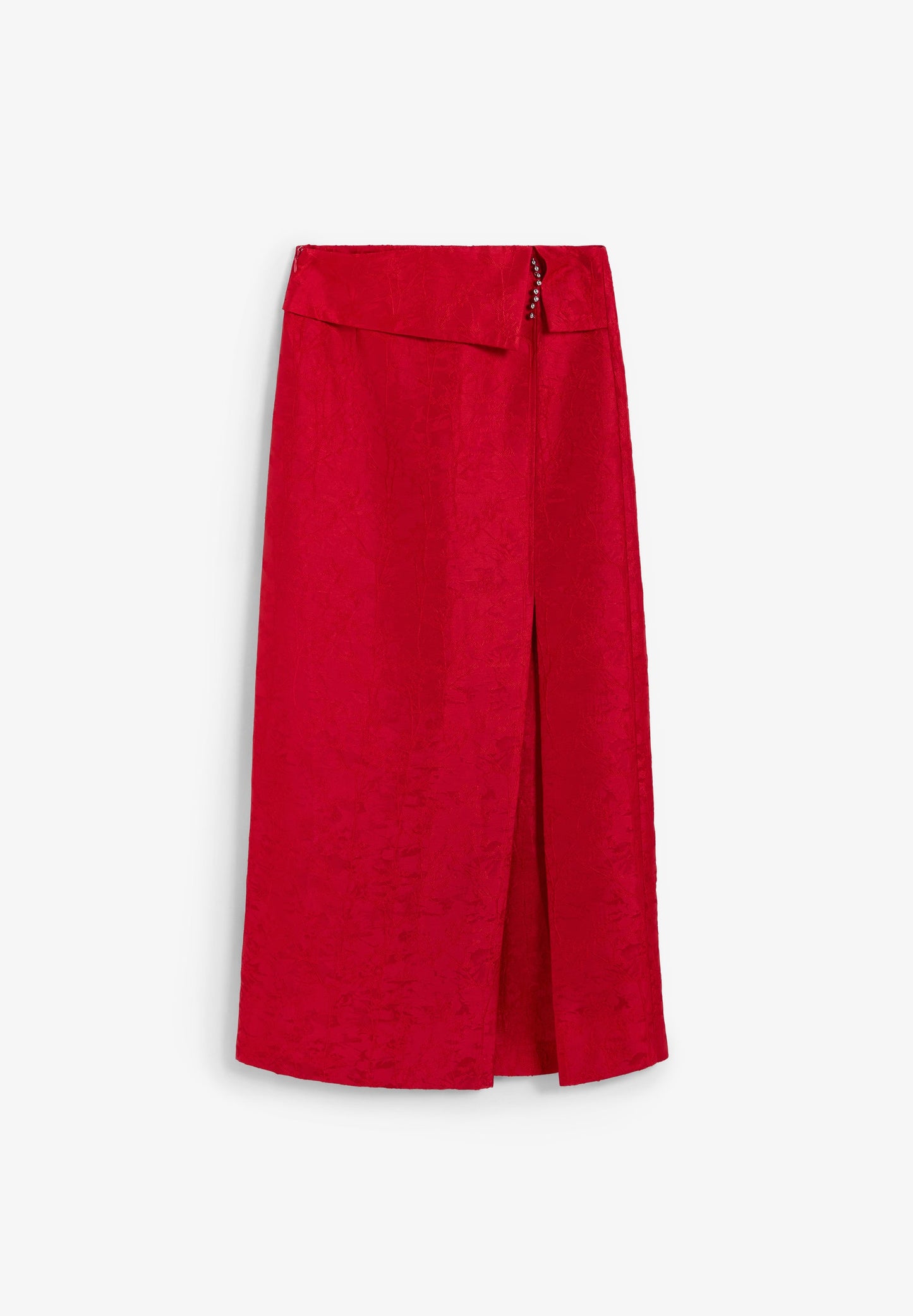 BROCADE SKIRT WITH SLIT