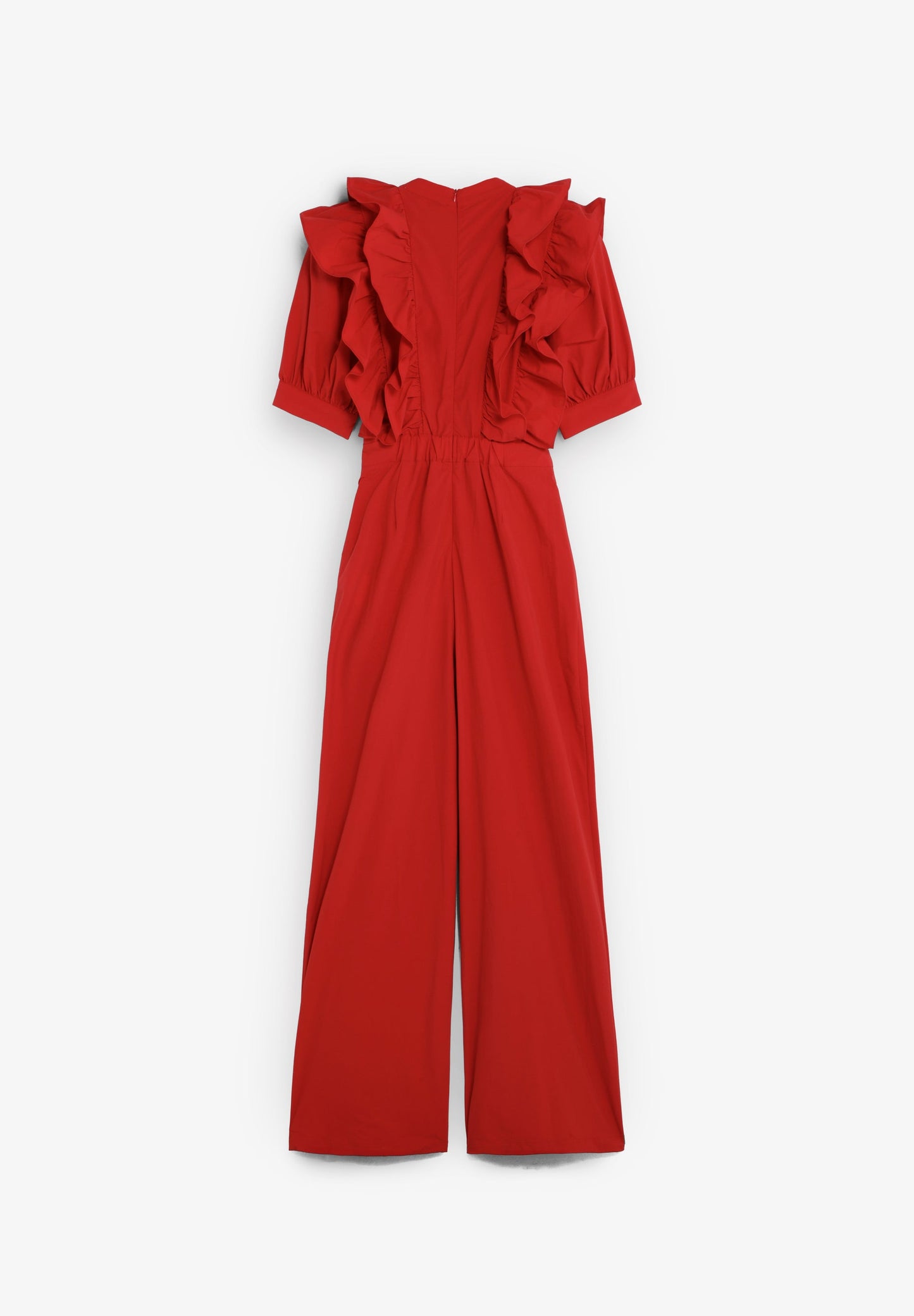 LONG JUMPSUIT WITH RUFFLES