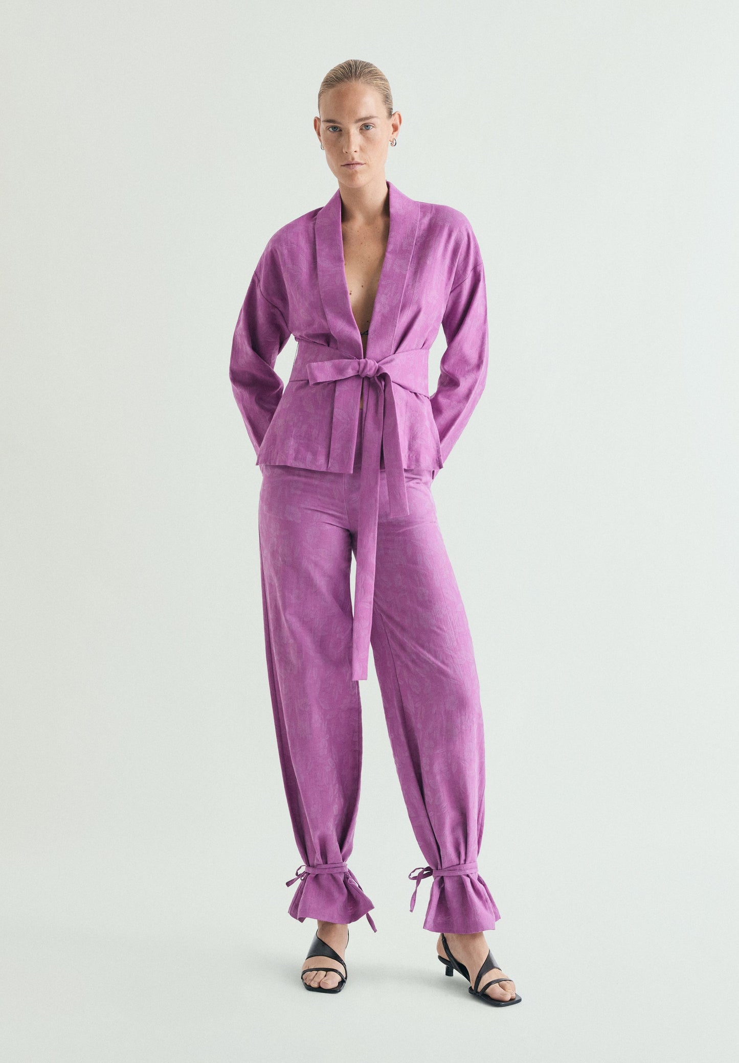 JACQUARD TROUSERS