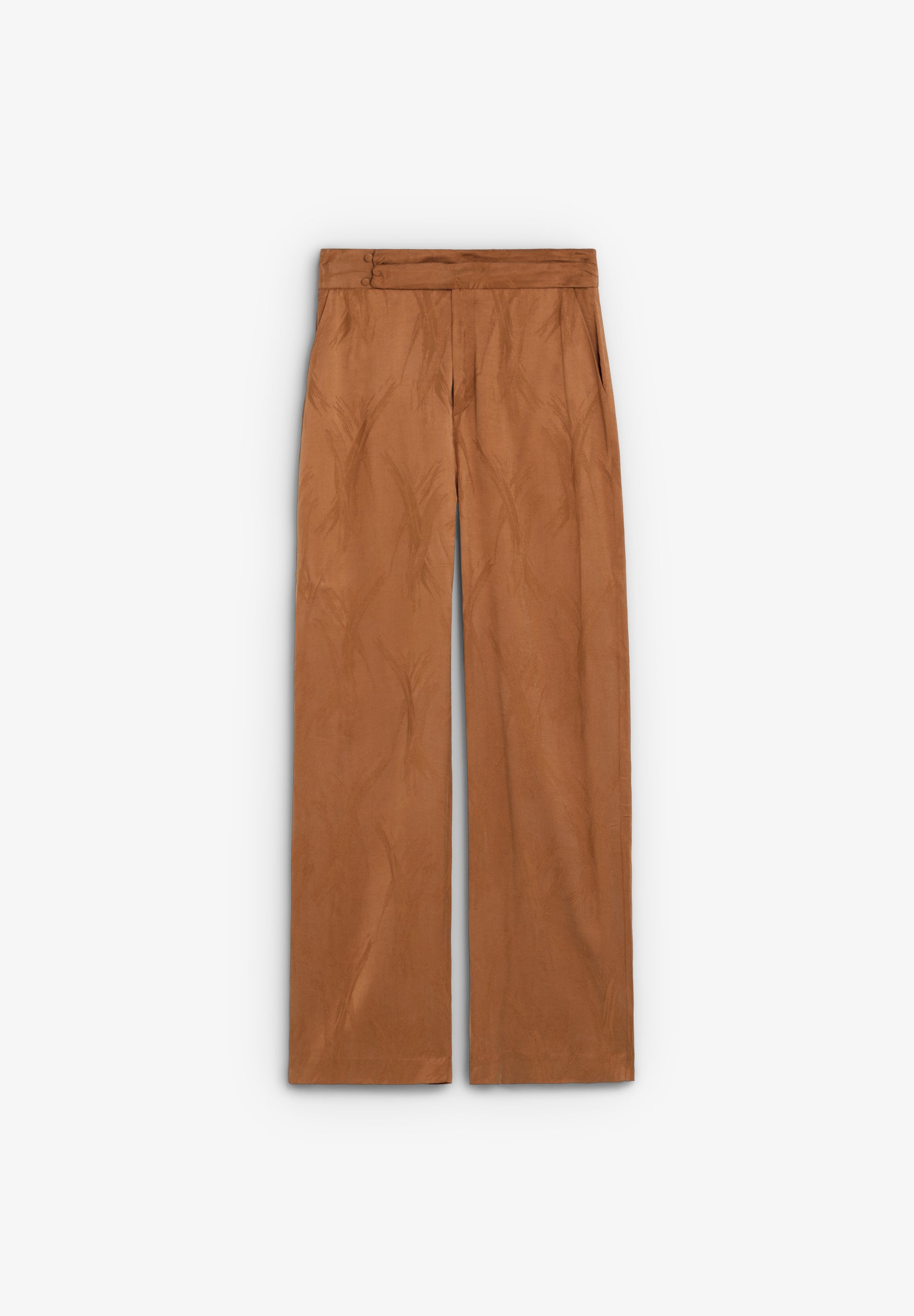 JACQUARD WIDE LEG TROUSERS