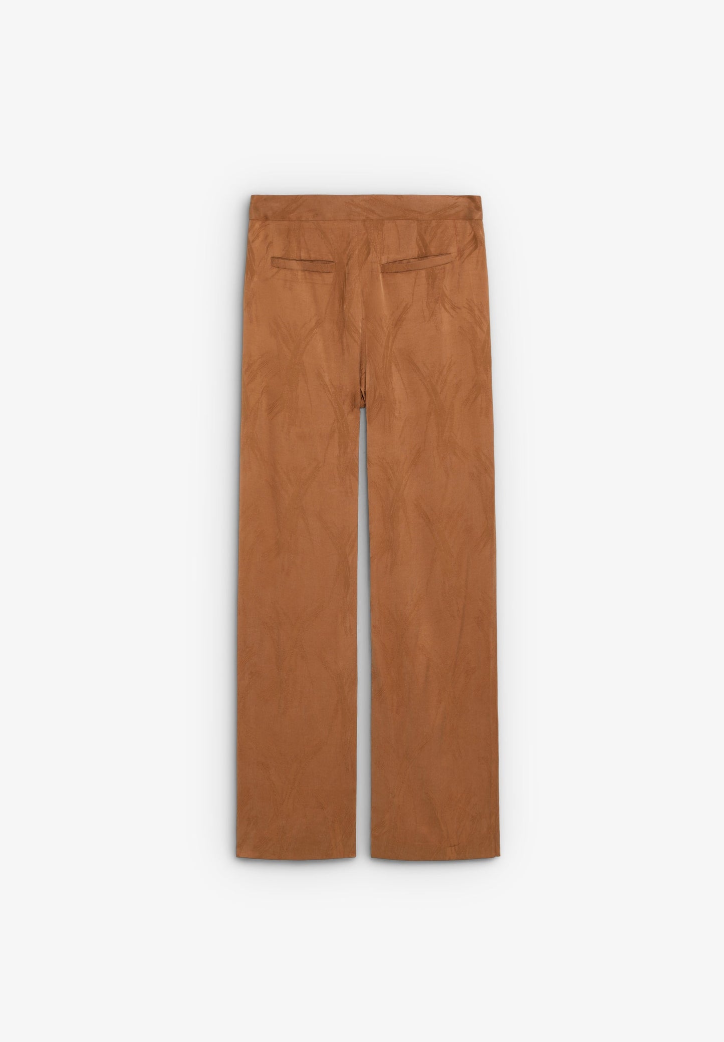 JACQUARD WIDE LEG TROUSERS