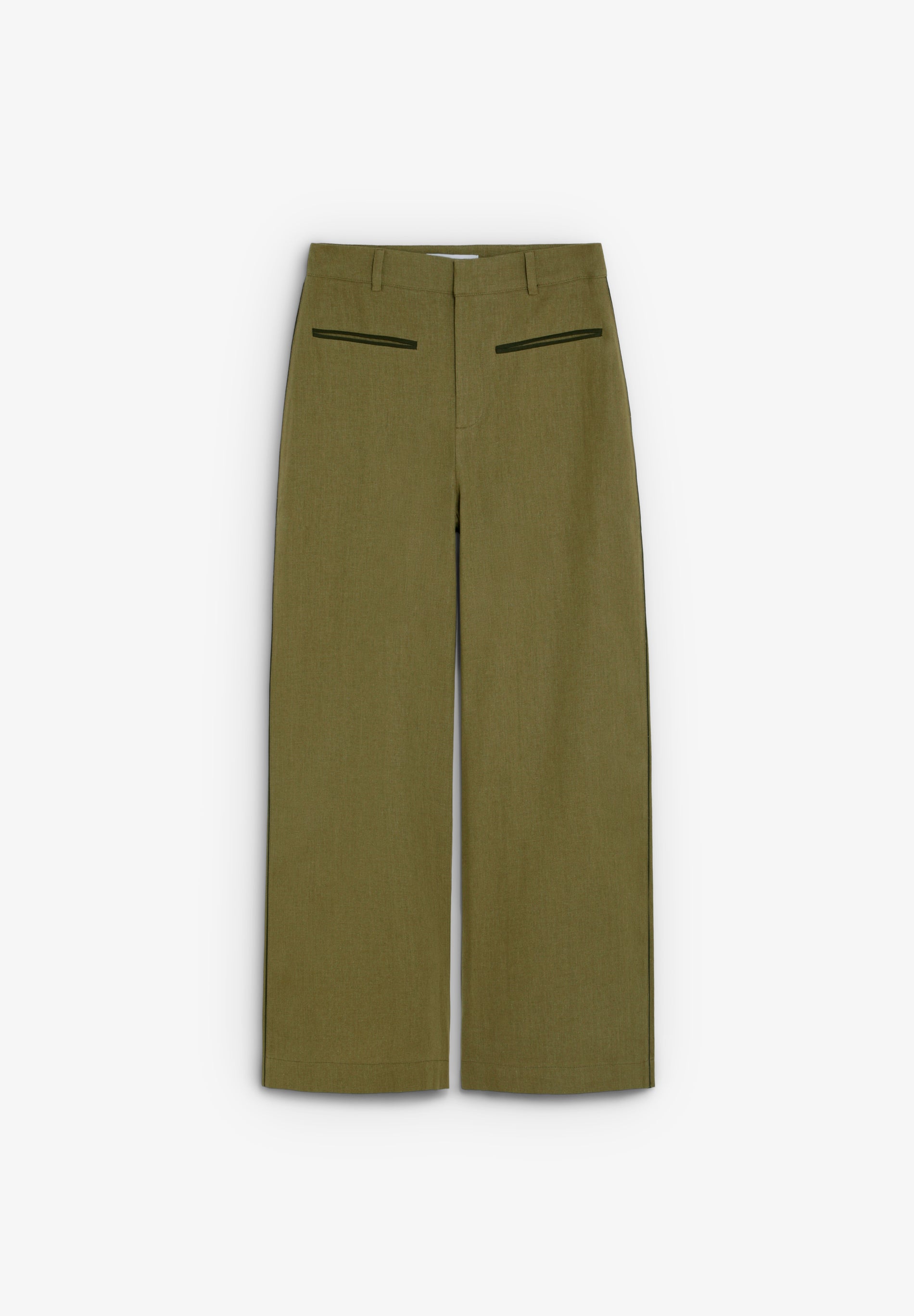 TROUSERS WITH CONTRAST POCKETS