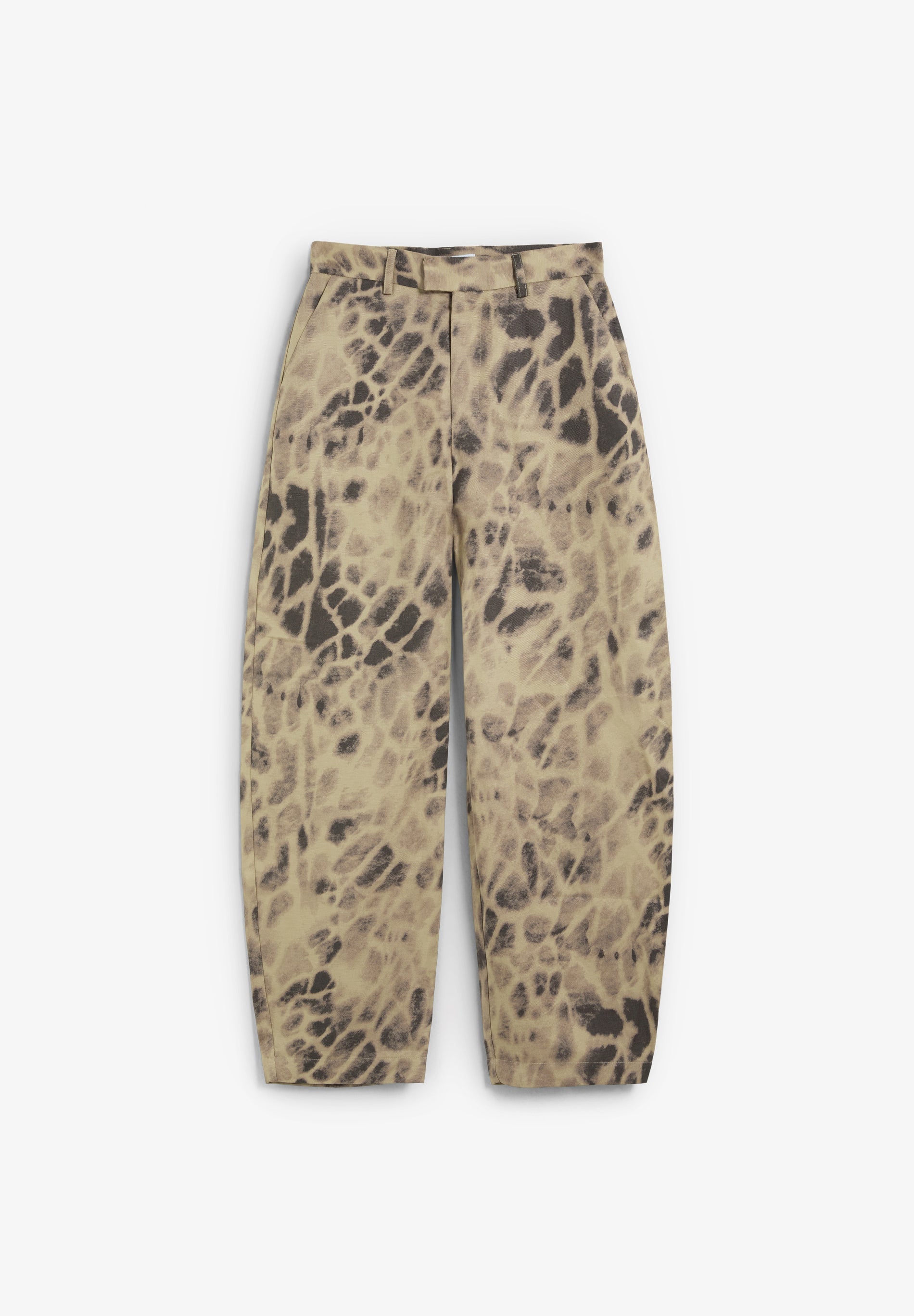 LINEN BALLOON TROUSERS