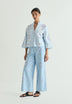 EMBROIDERED WIDE LEG JEANS