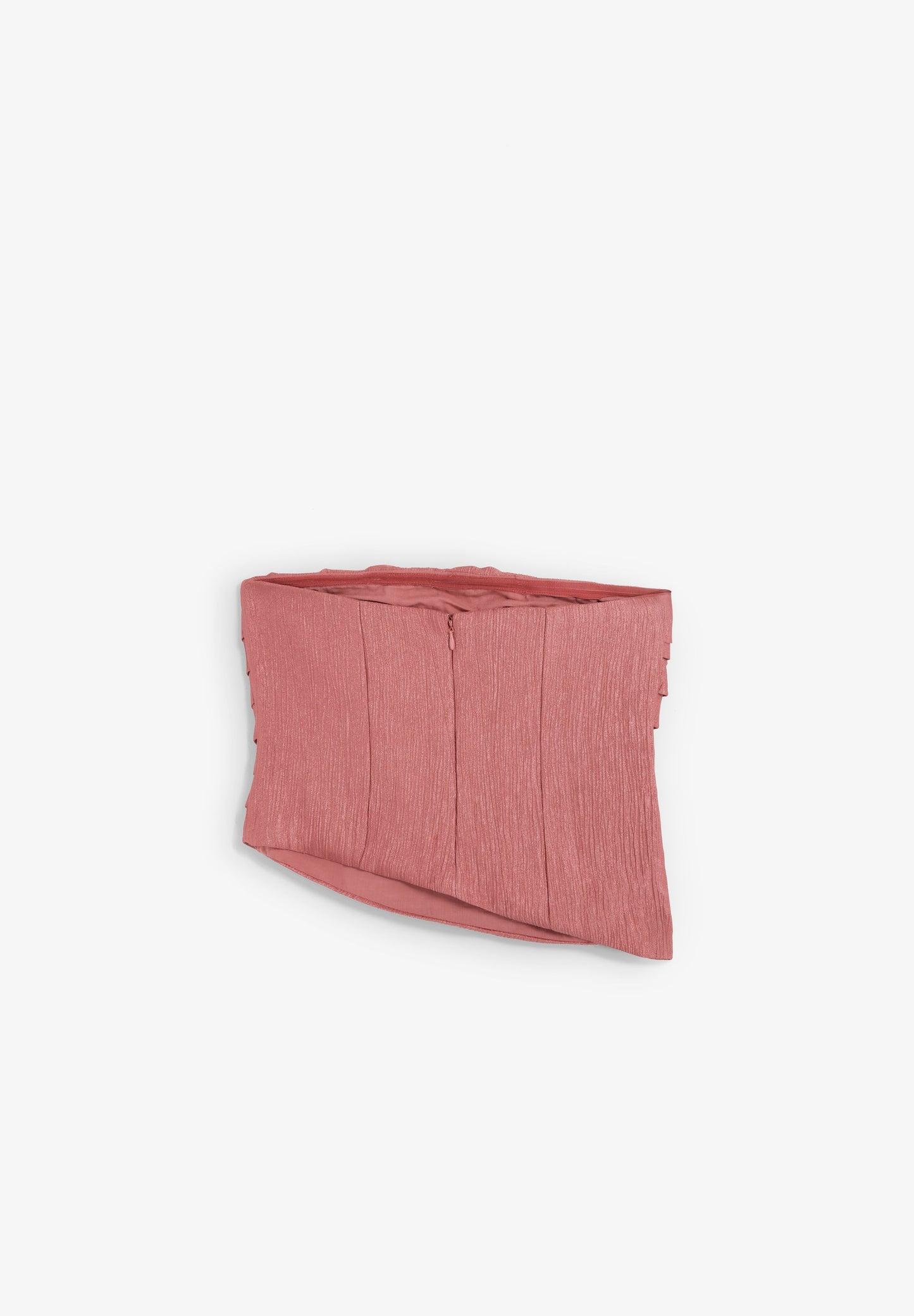 TEXTURED DRAPED TOP