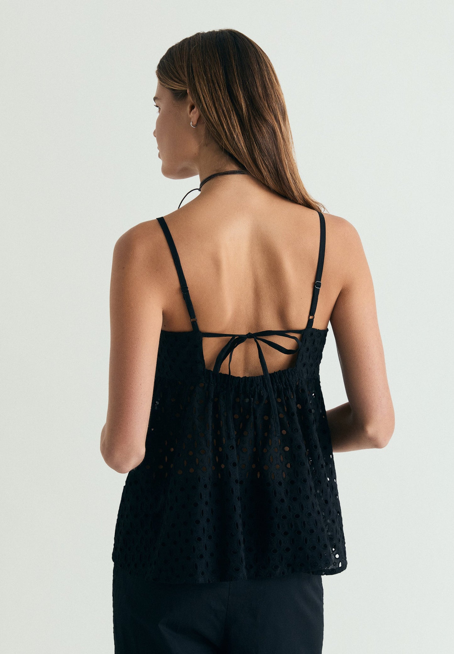 TOP WITH EMBROIDERED OPENWORK