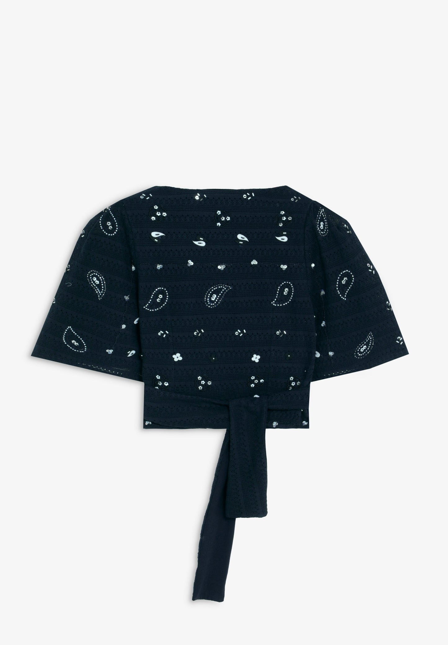 KNIT TOP WITH BEADS
