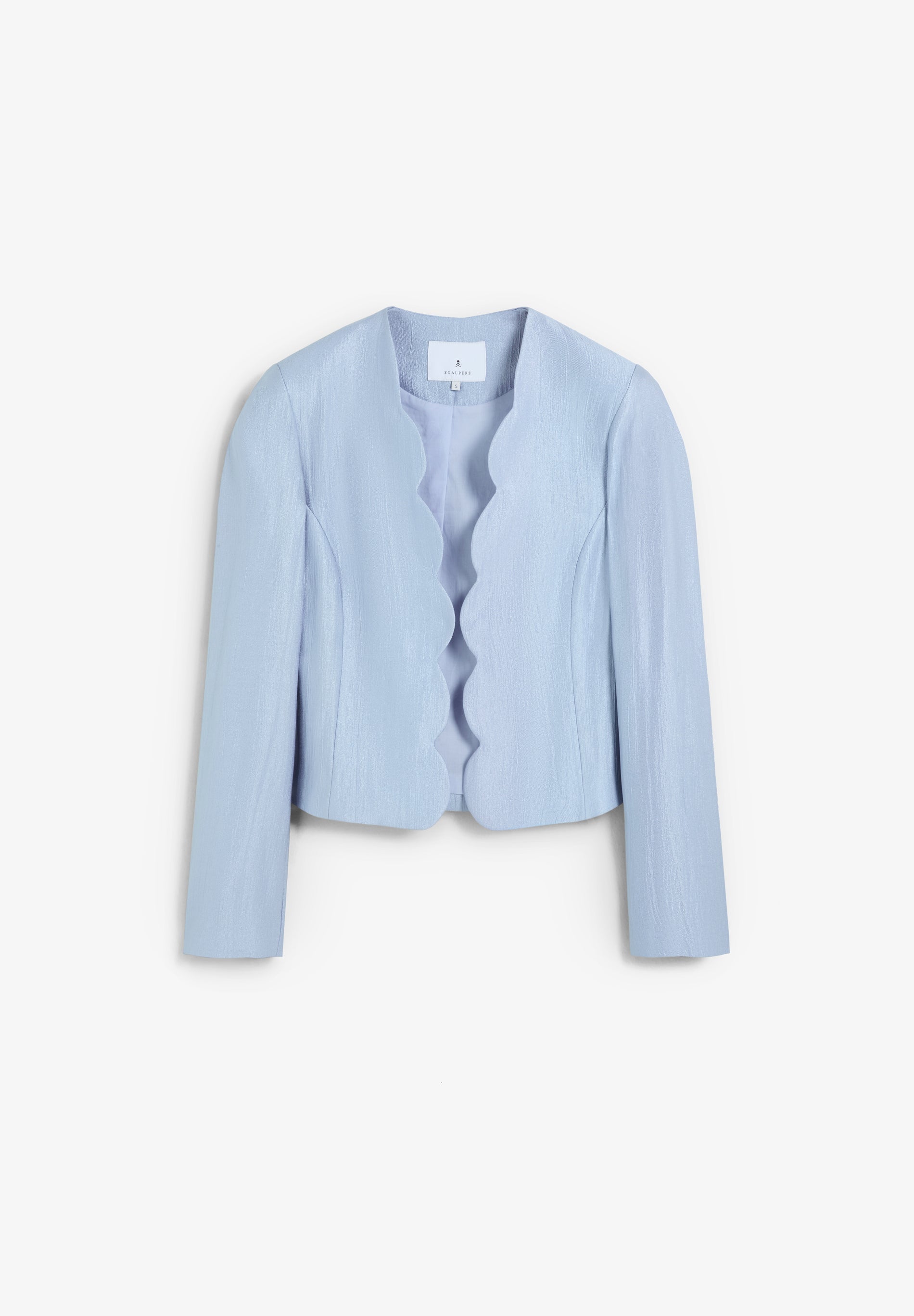CROPPED JACQUARD BLAZER