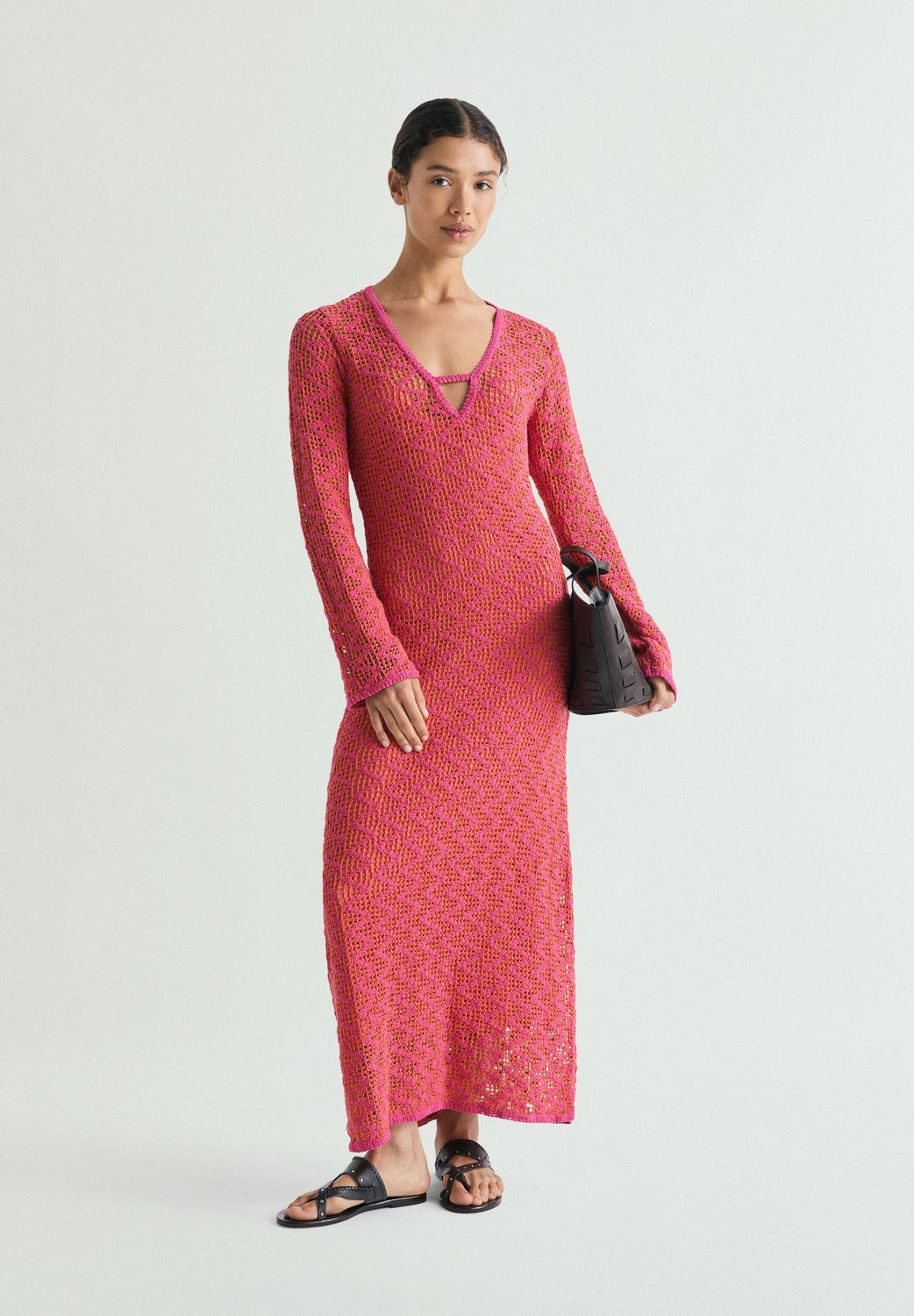 CROCHET MIDI DRESS – Scalpers ROW