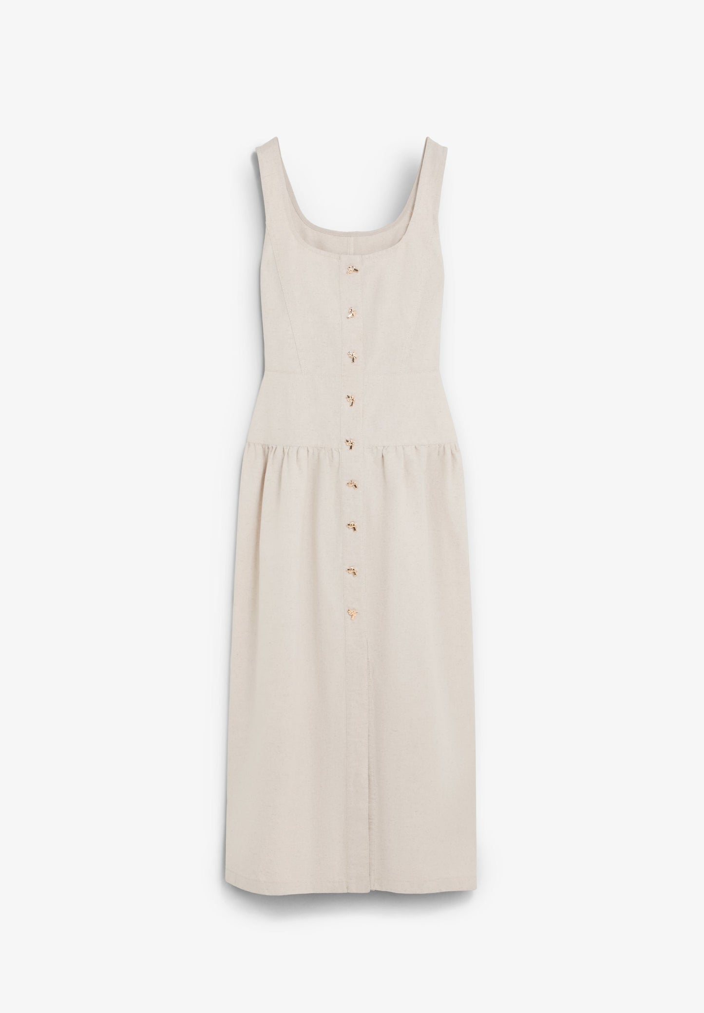 DENIM DRESS WITH BUTTONS