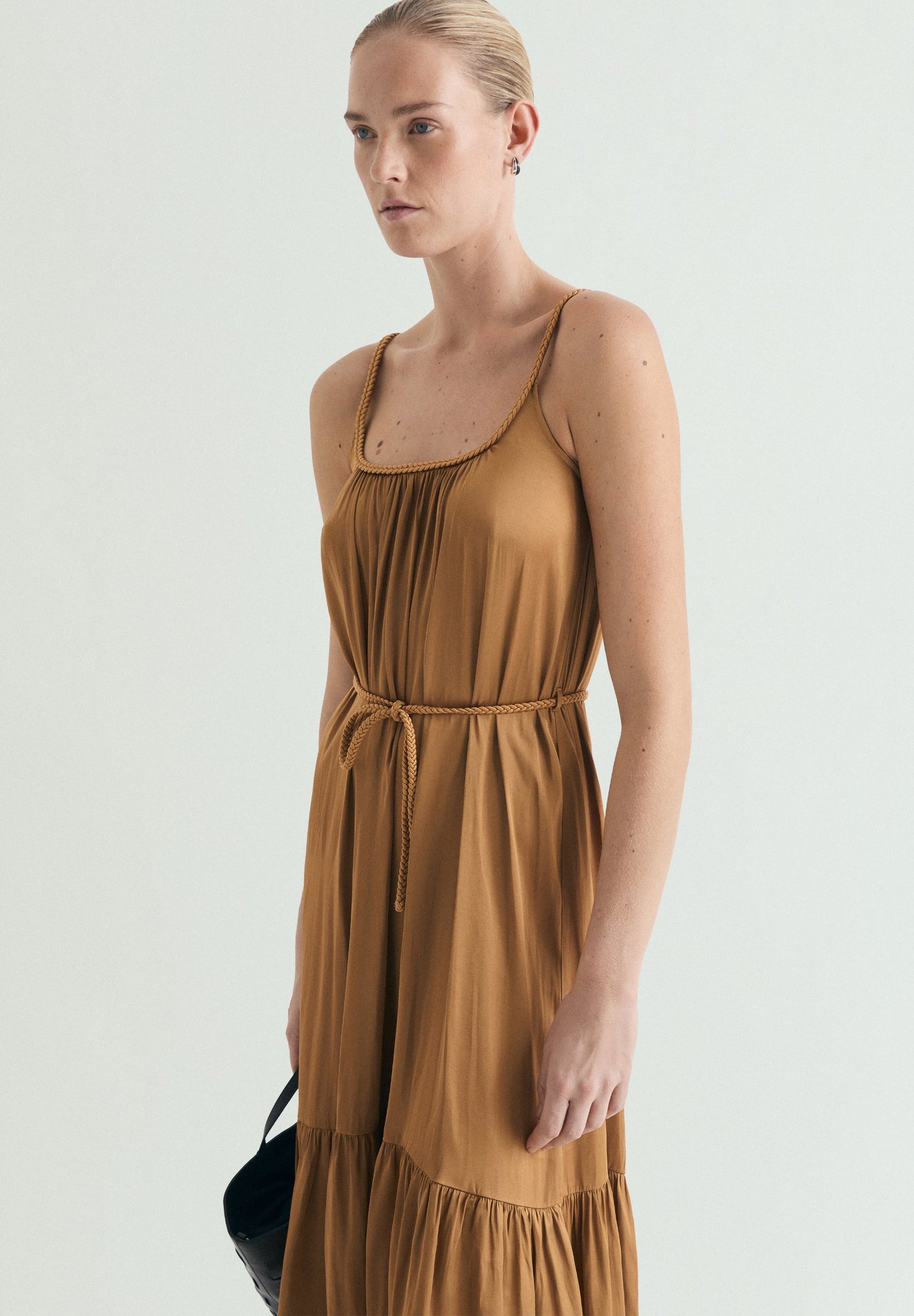 BRAIDED WAIST DRESS
