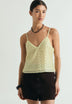 EMBROIDERED STRAPPY TOP