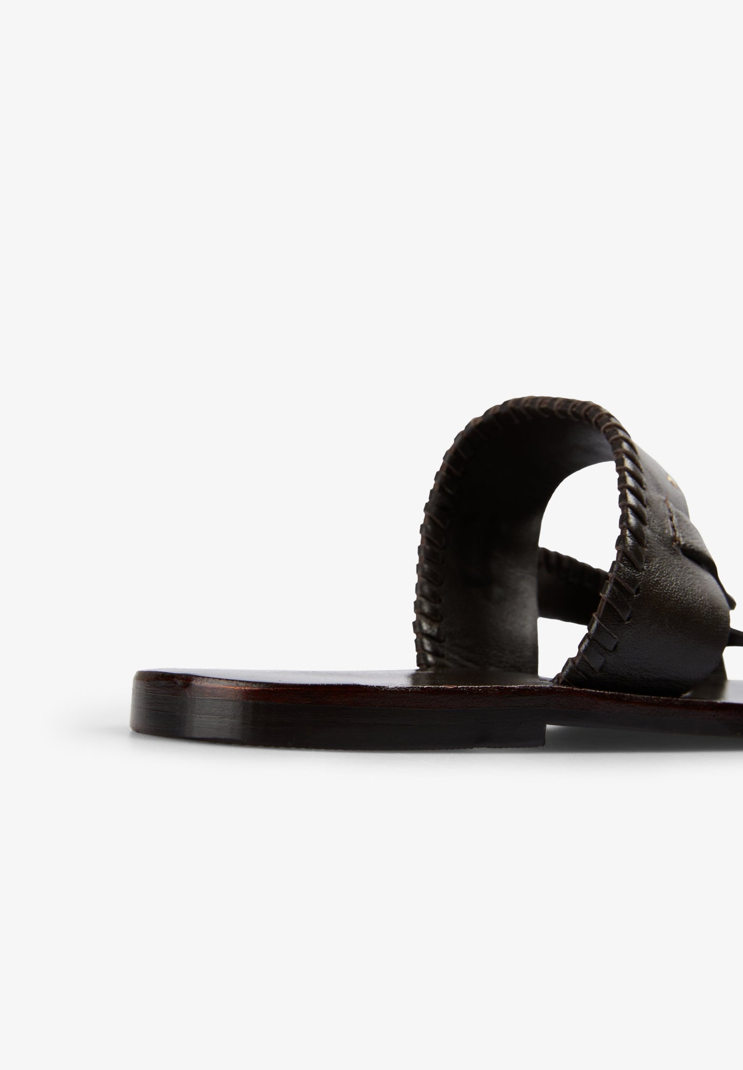 STUDDED LEATHER SANDALS