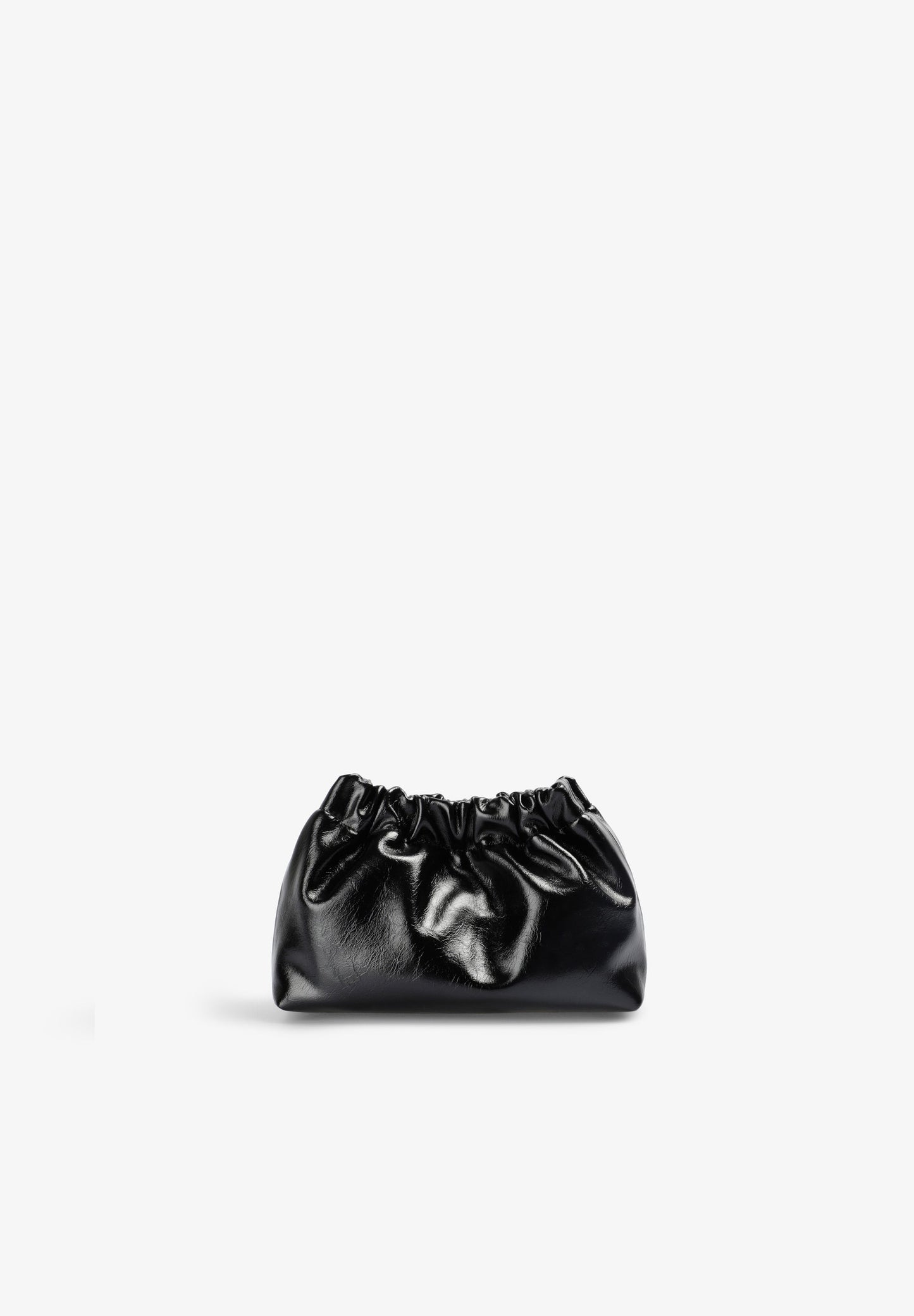 RUCHED CLUTCH BAG
