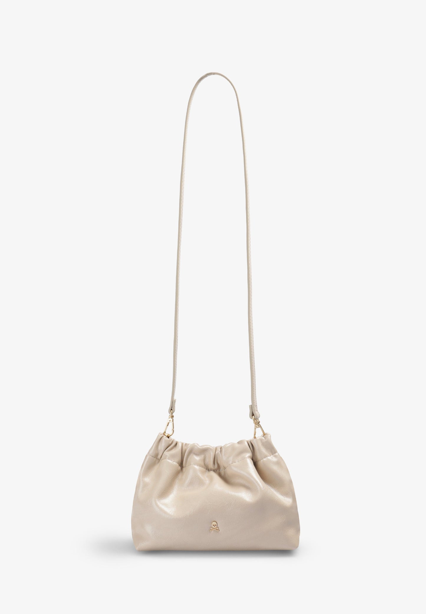 RUCHED CLUTCH BAG