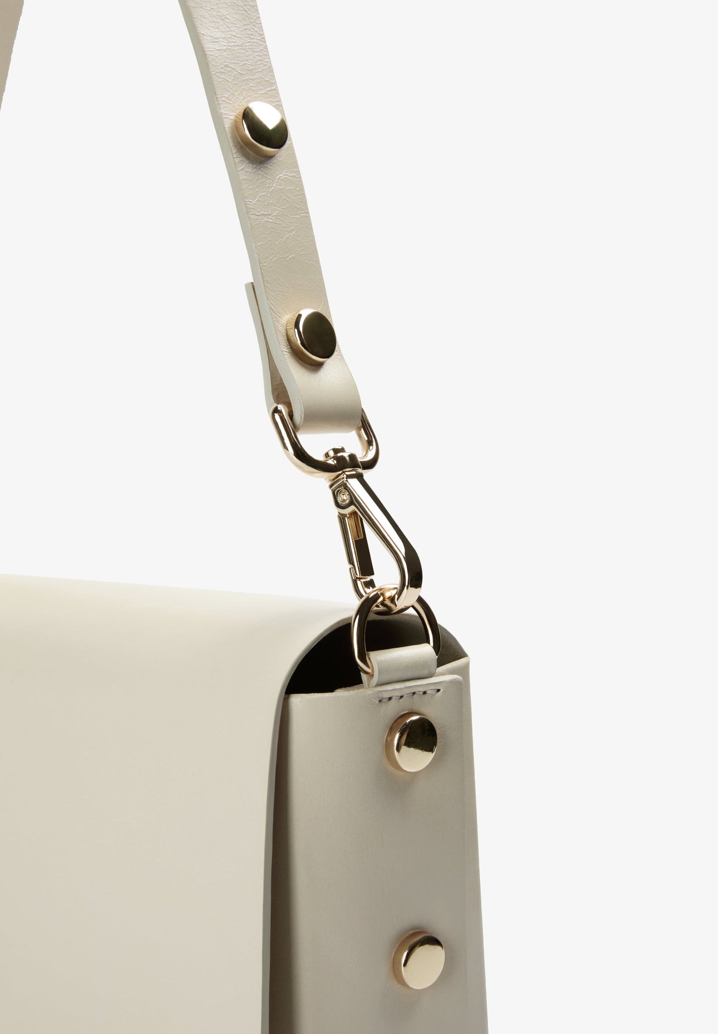 STUDDED LEATHER MINI BAG