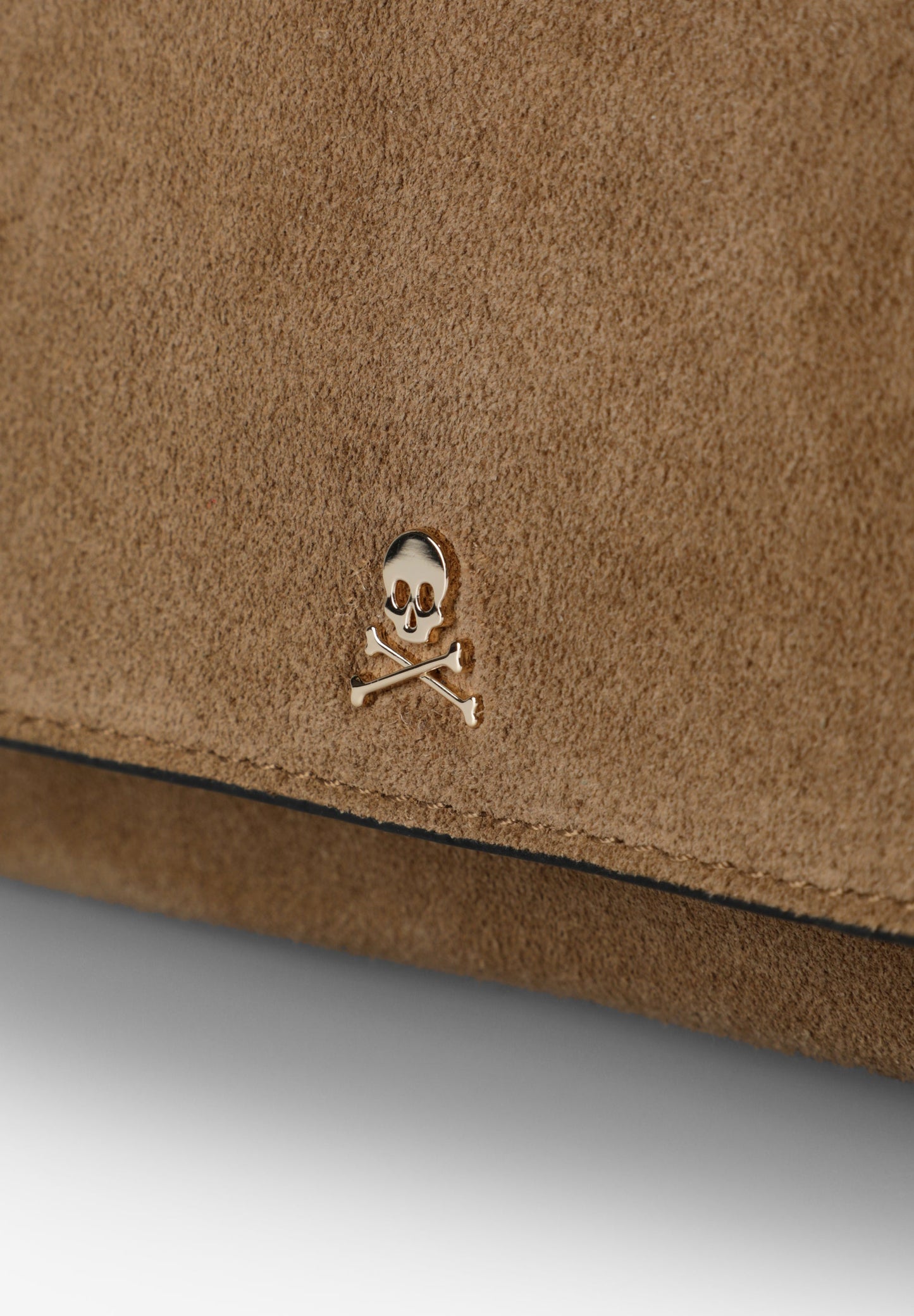 SUEDE CROSSBODY BAG WITH STUDS