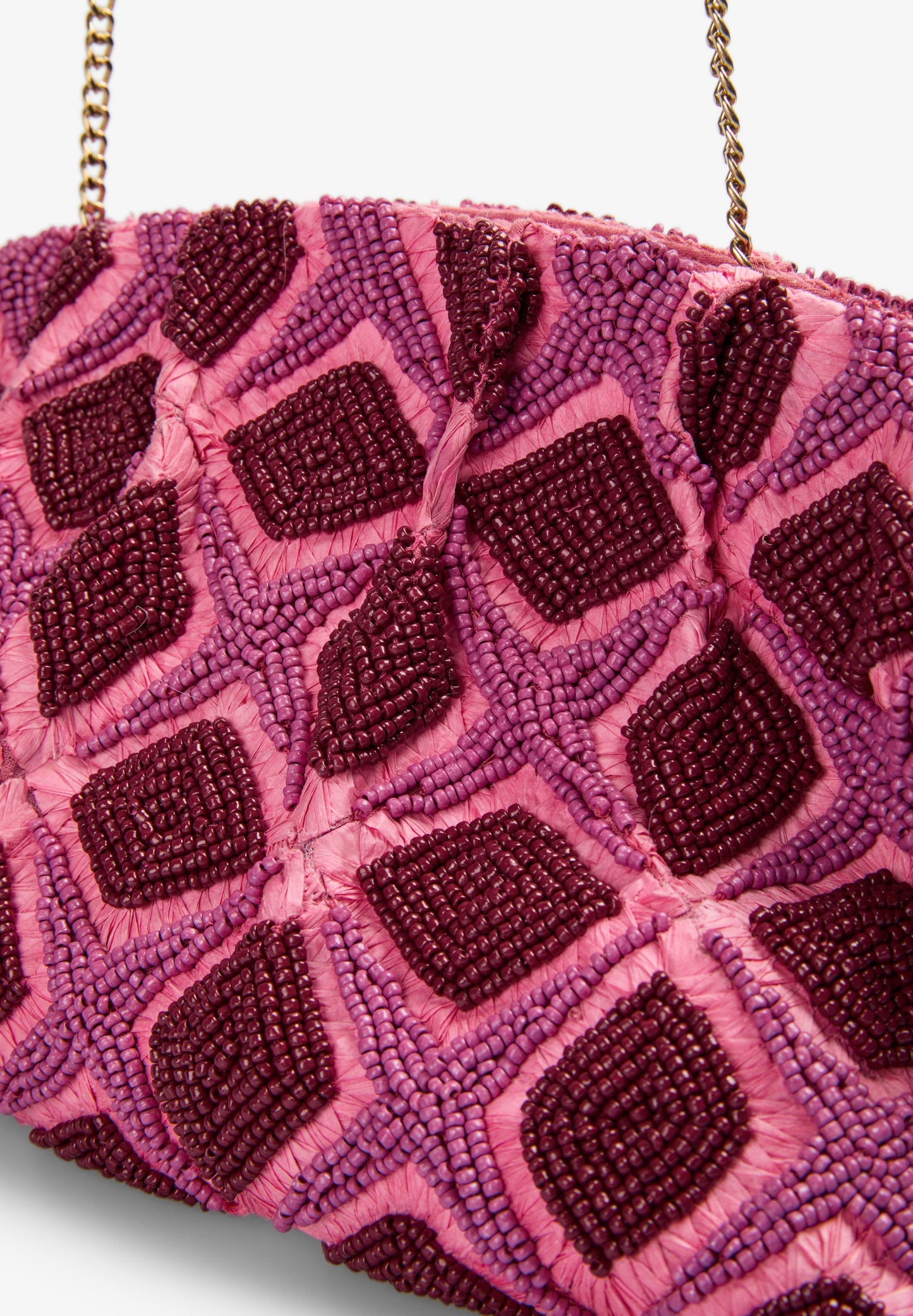 GEOMETRIC CLUTCH BAG