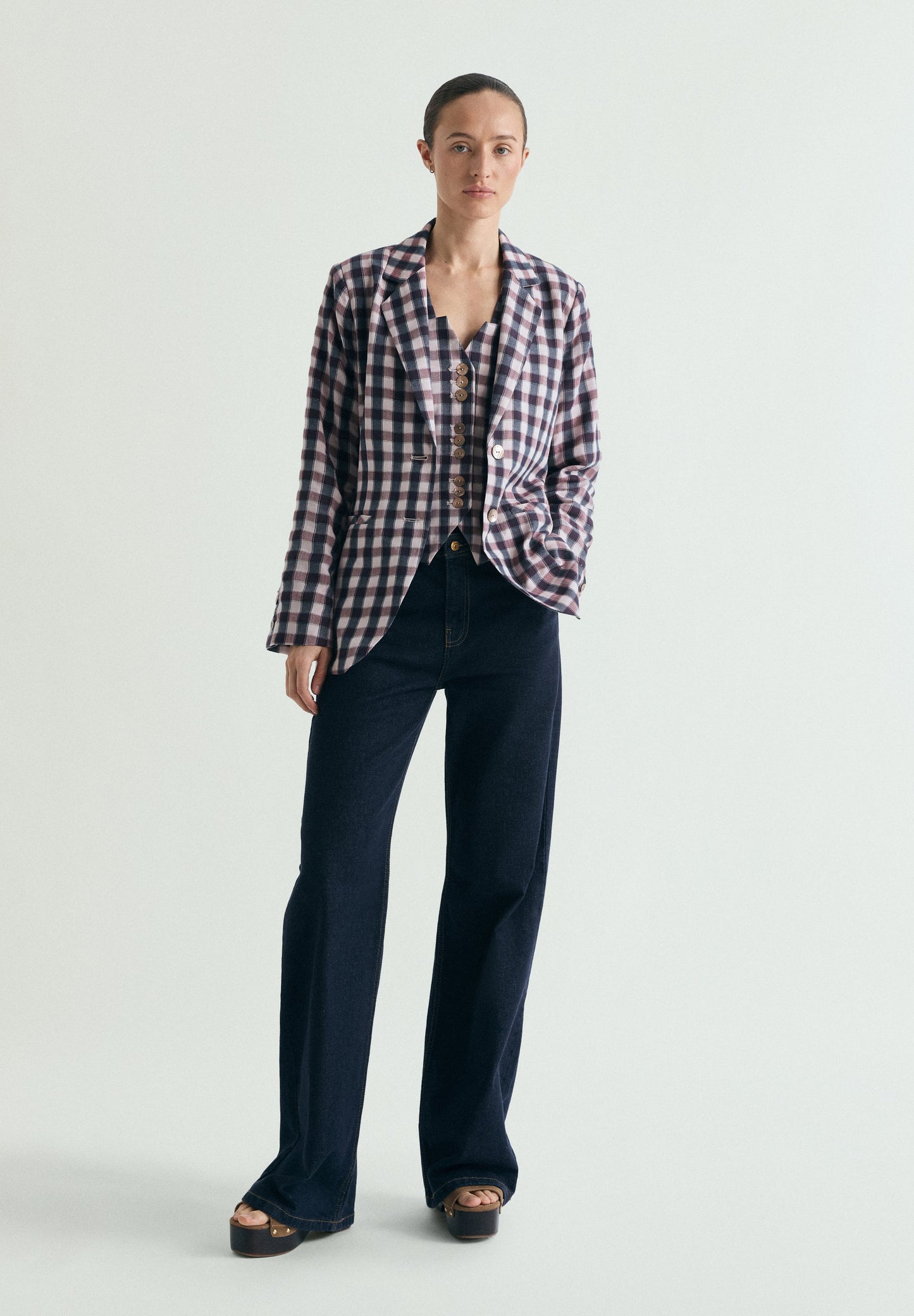 GINGHAM WAISTCOAT