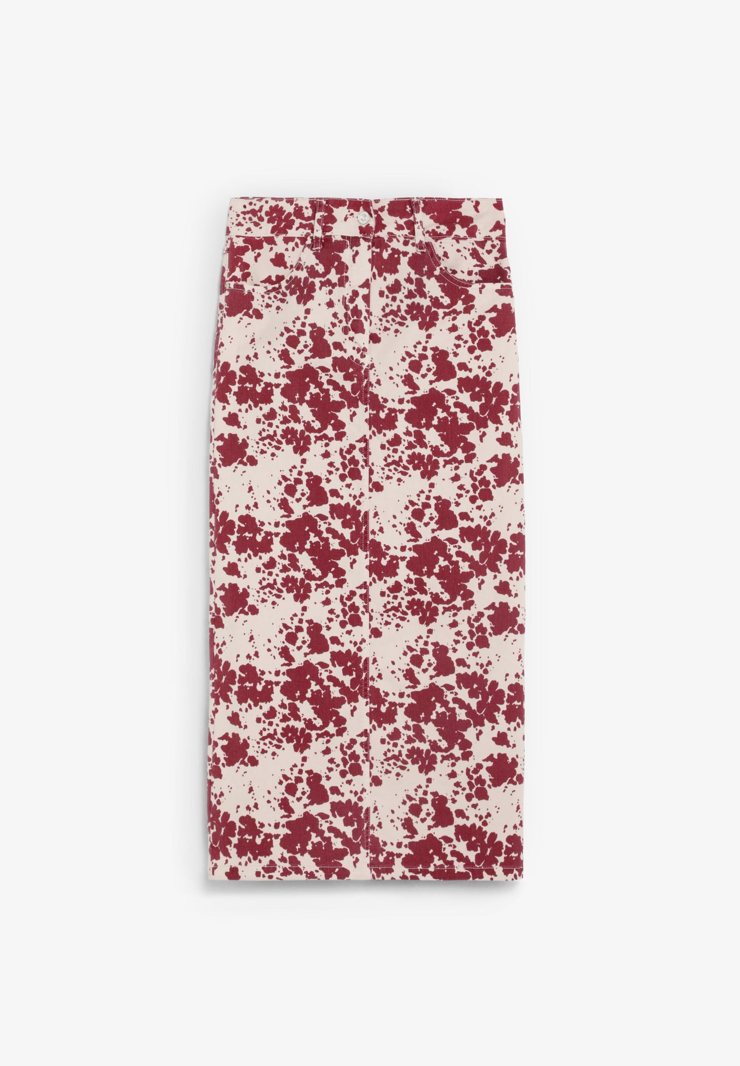 SCPRINT OPEN DENIM SKIRT