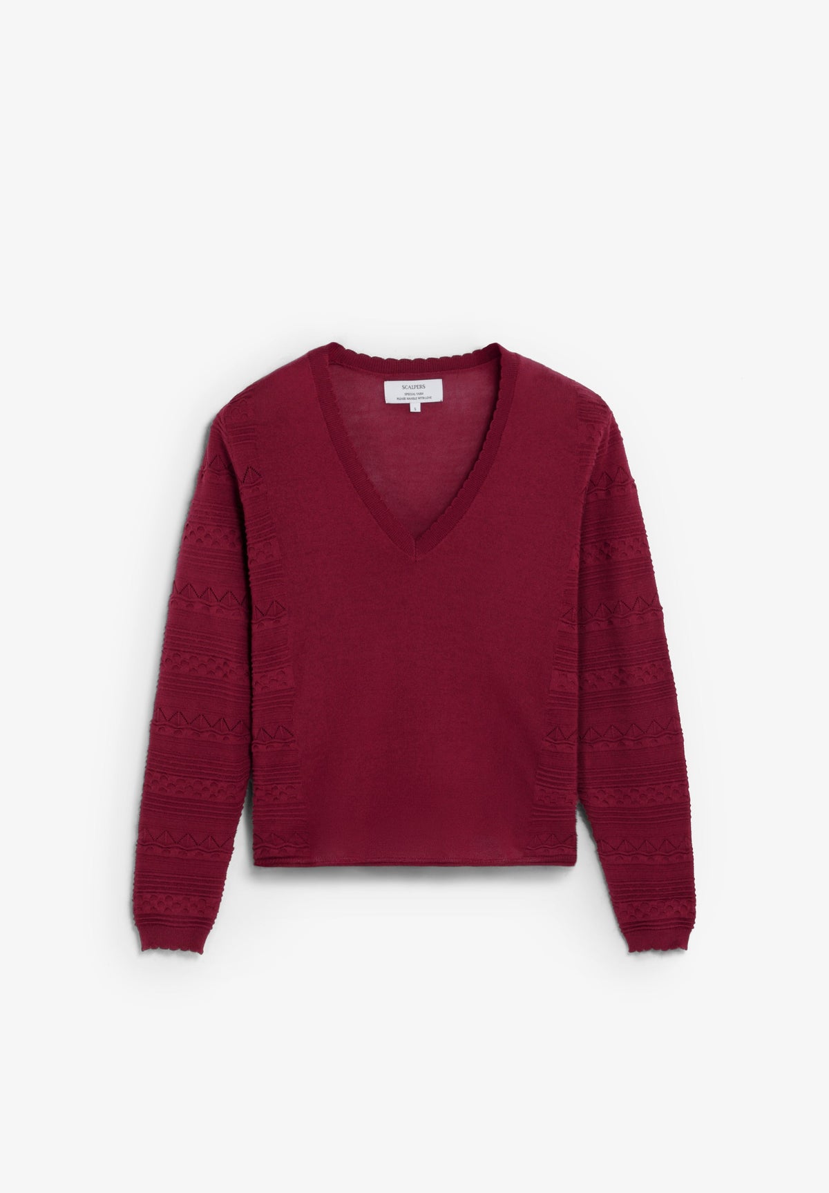 KNIT V-NECK SWEATER