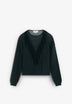 OPENWORK JUMPER WITH FRINGES