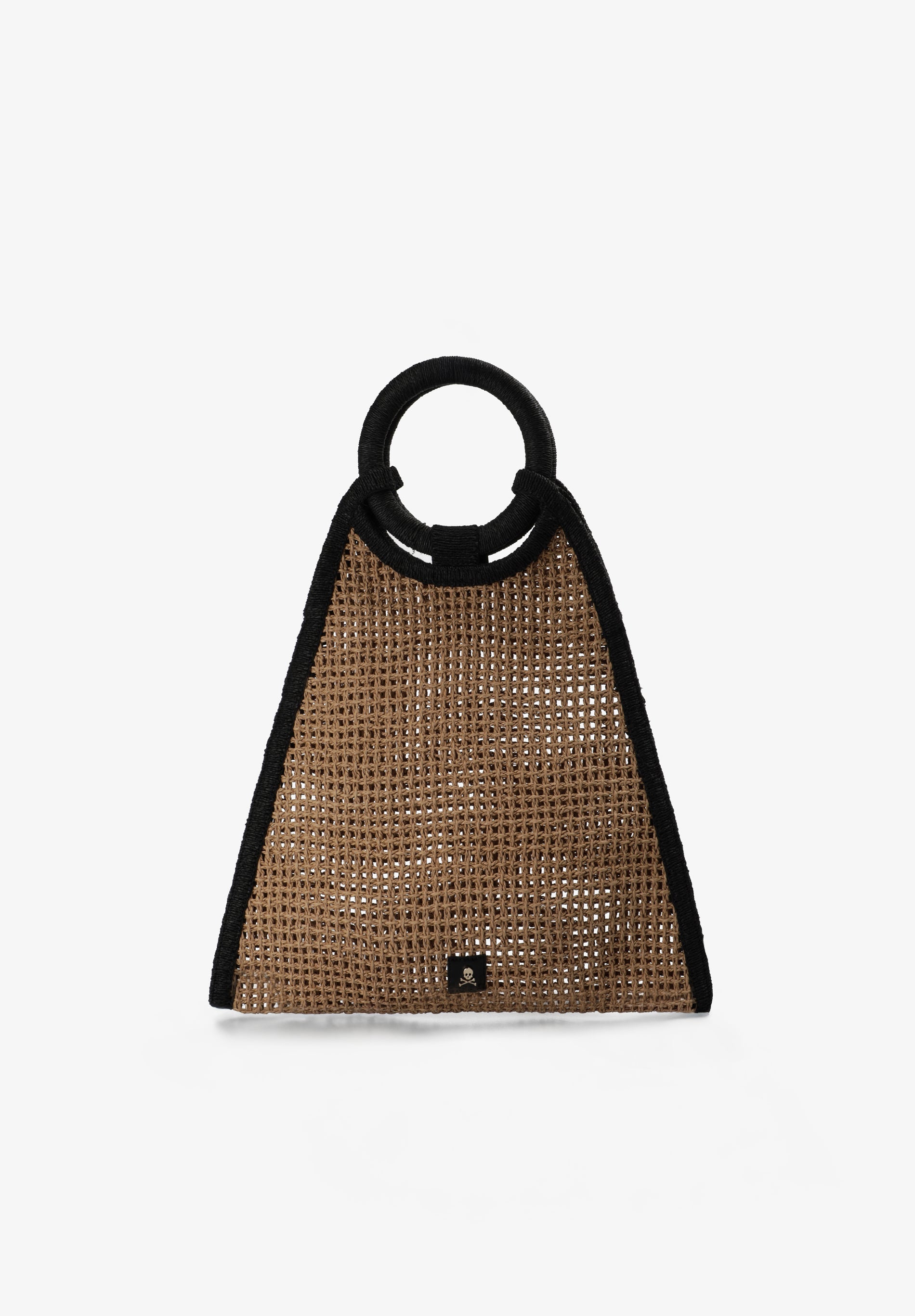 BRAIDED TRIANGULAR BAG