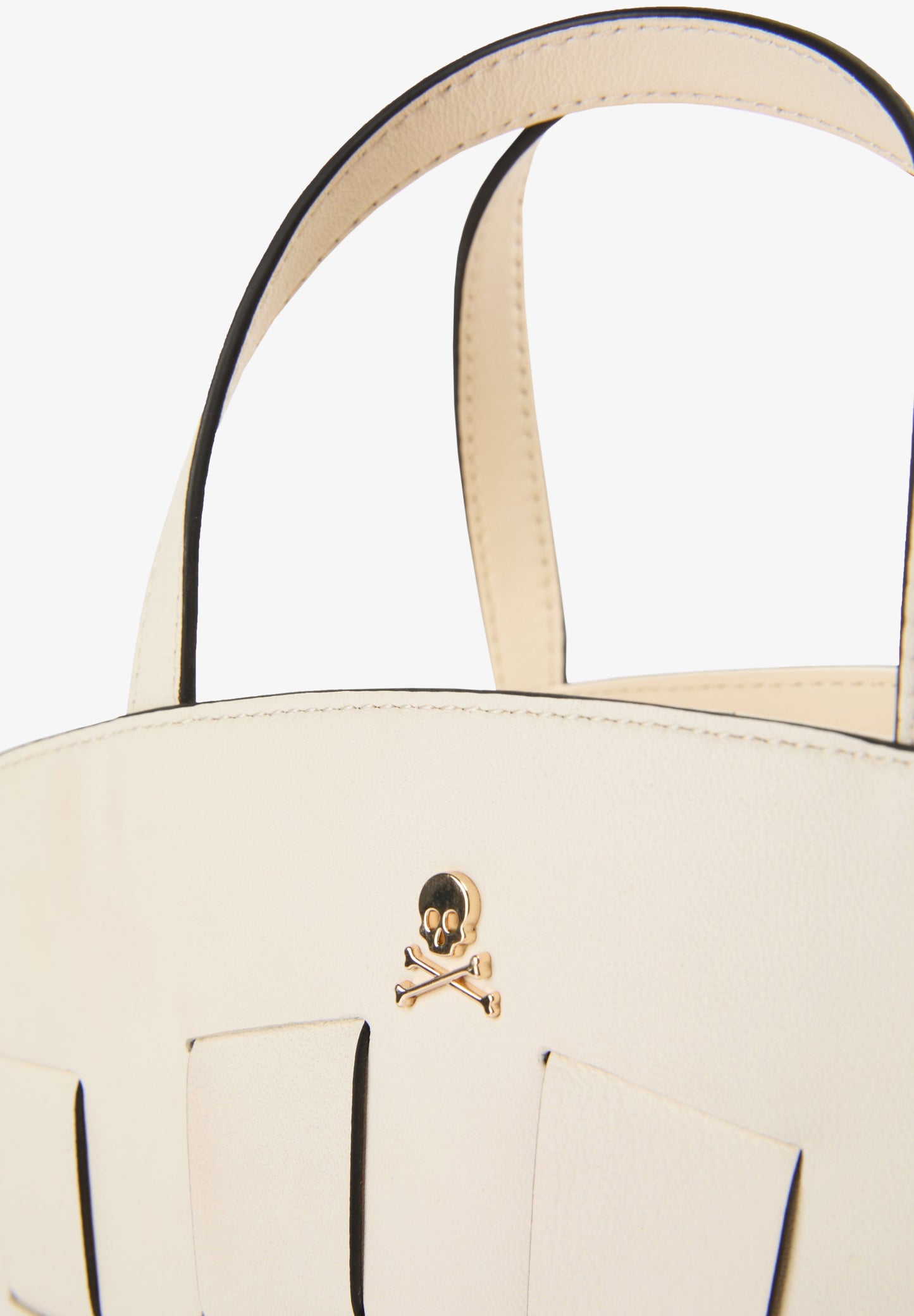 GEOMETRIC LEATHER BAG