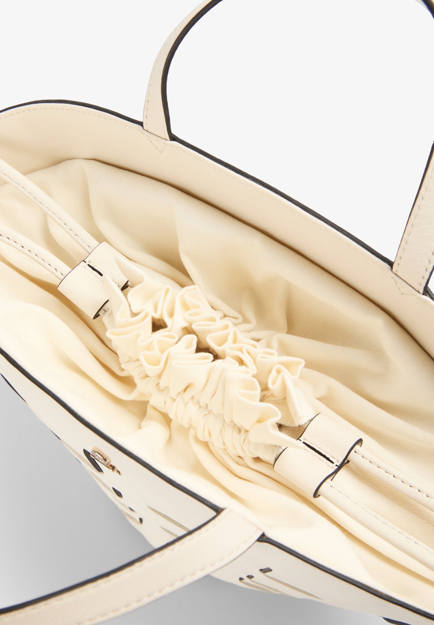 GEOMETRIC LEATHER BAG