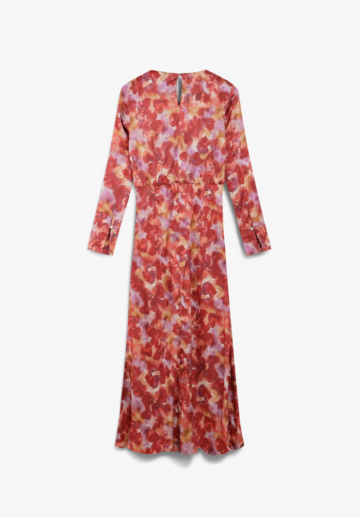 TIE-DYE DRESS WITH CUT-OUTS