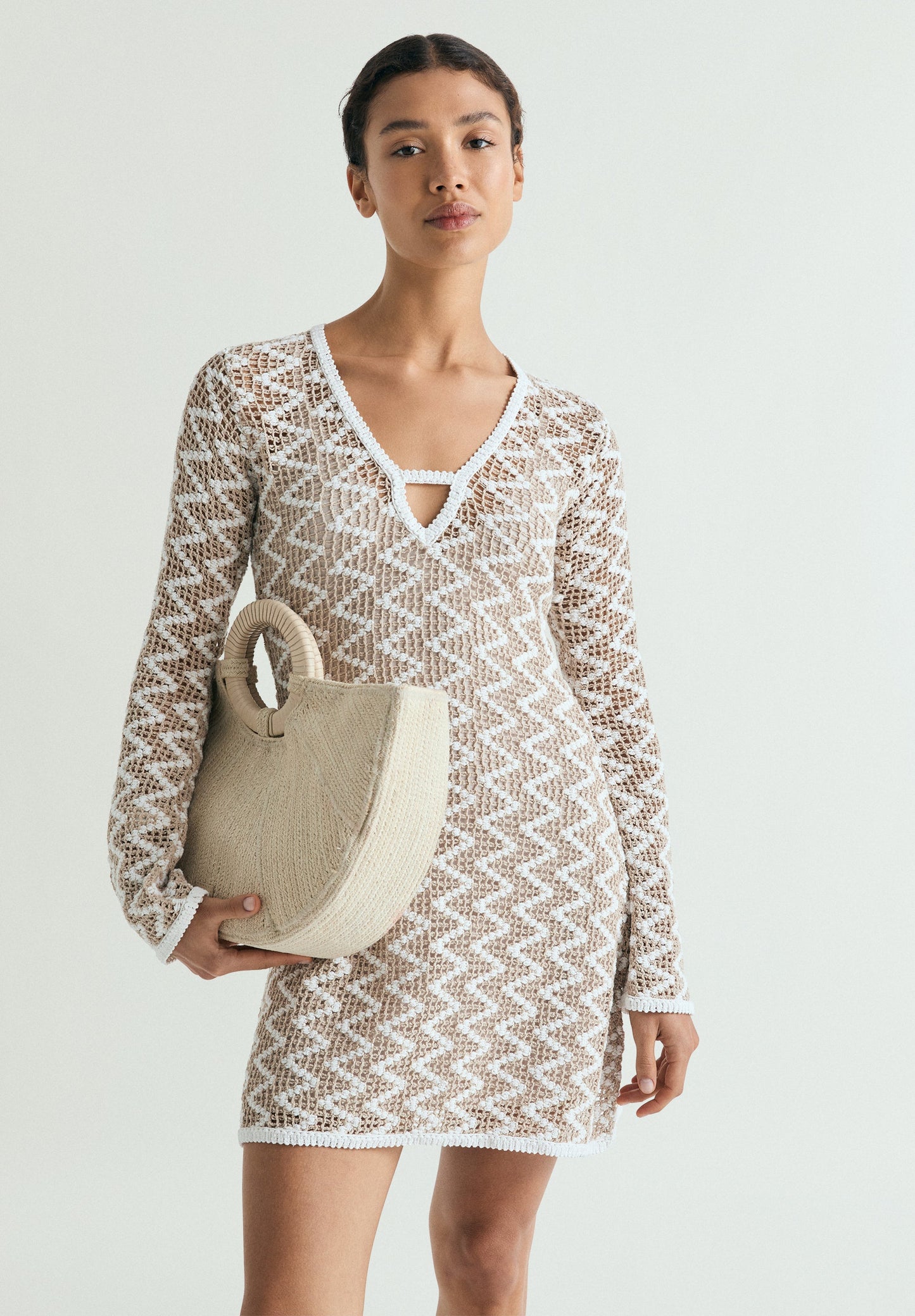 SCCROCHET MINI DRESS