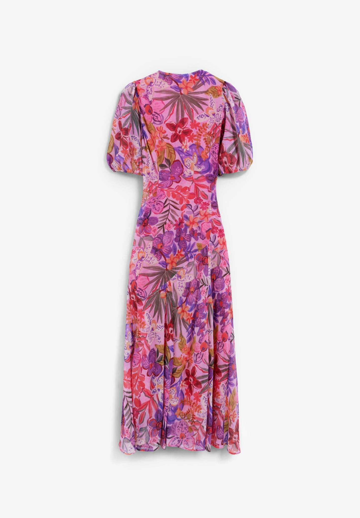 FLORAL PRINT MAXI DRESS