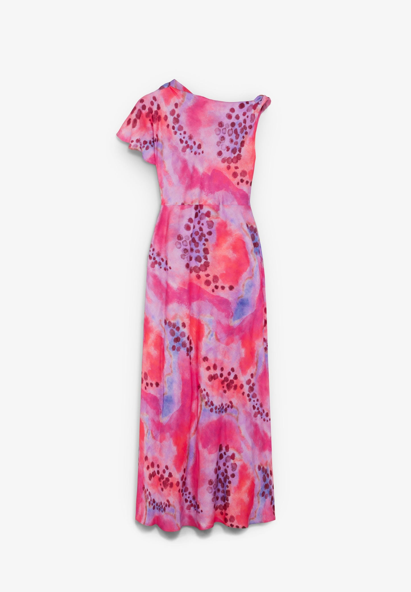 SATIN ASYMMETRIC DRESS