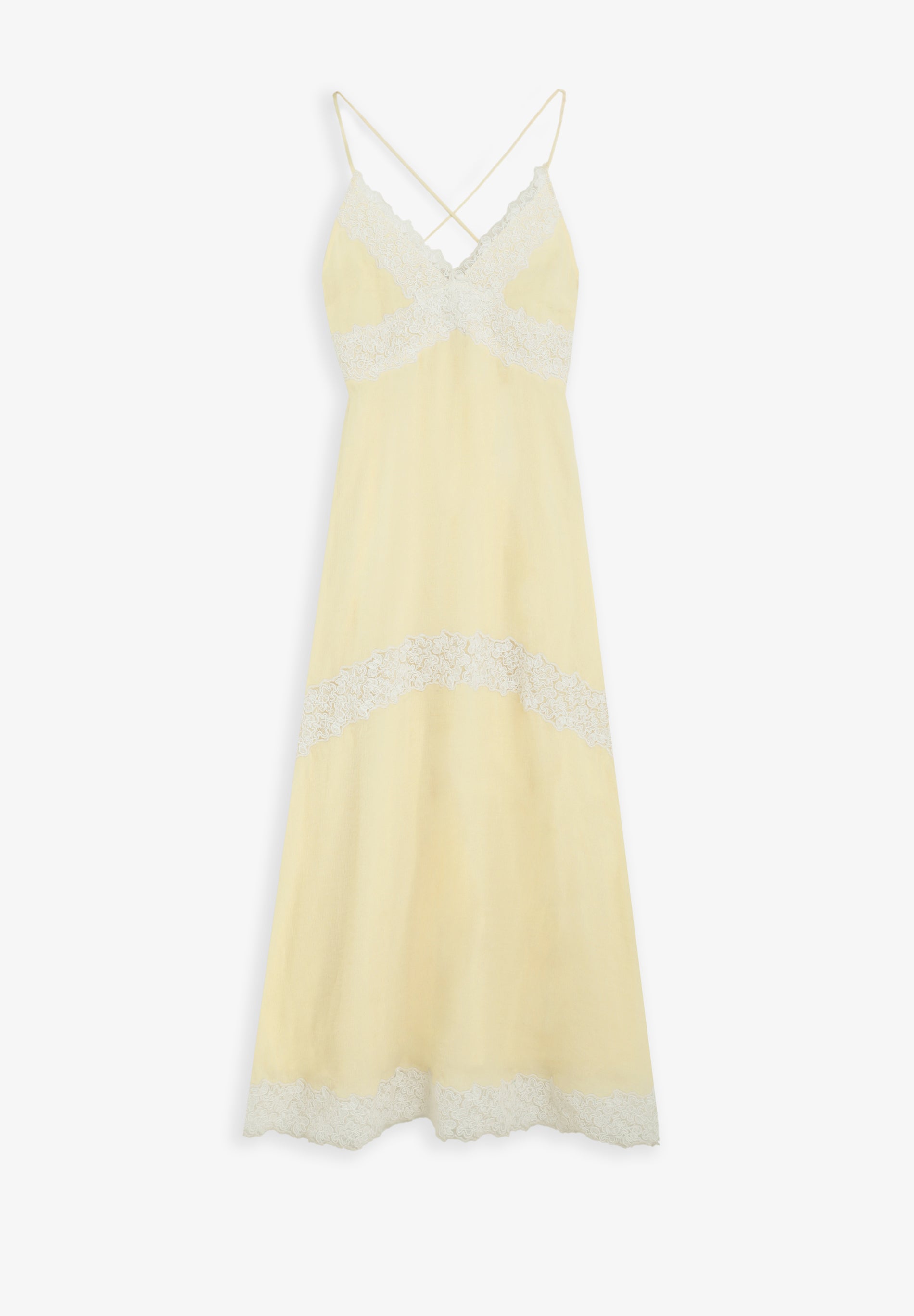 CAMISOLE DRESS WITH LACE DETAIL – Scalpers ROW