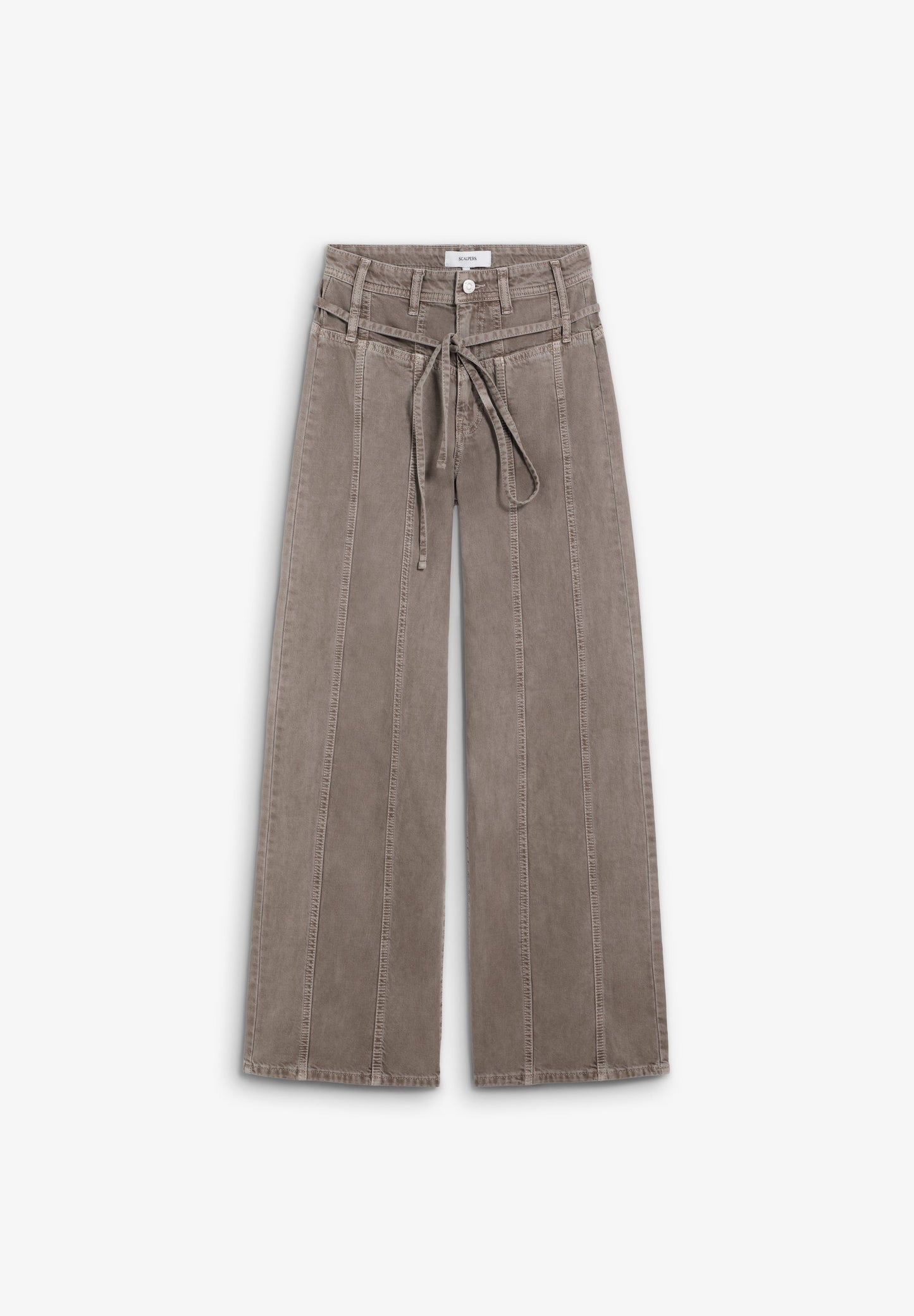 JEANS WITH WAISTBAND DETAIL