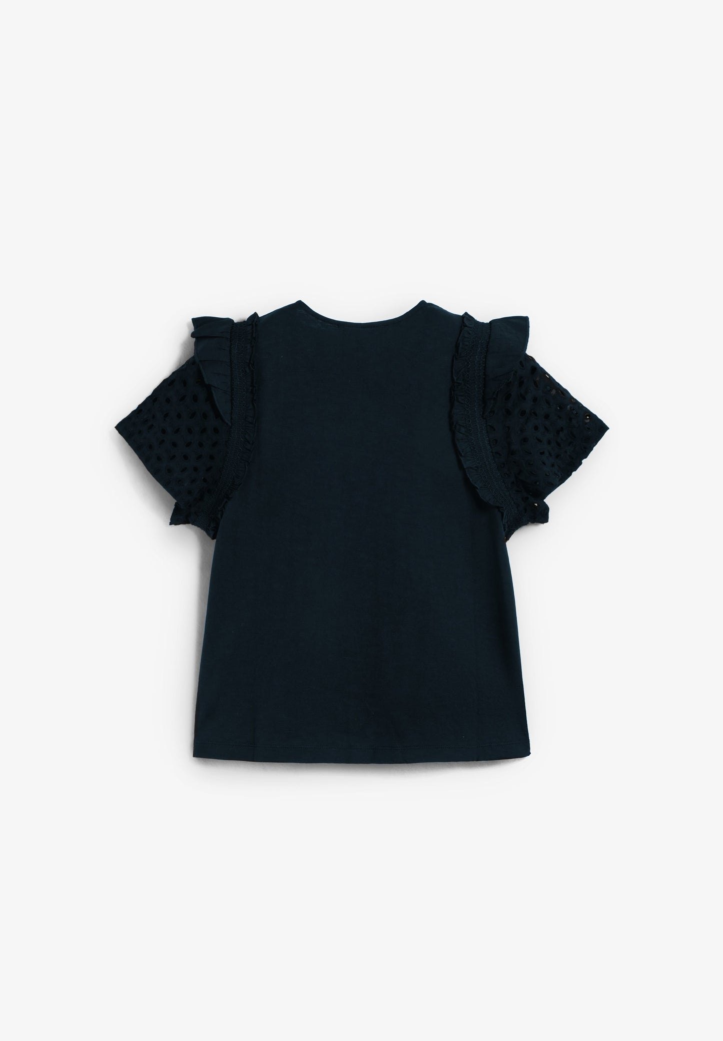 OPENWORK SLEEVE T-SHIRT