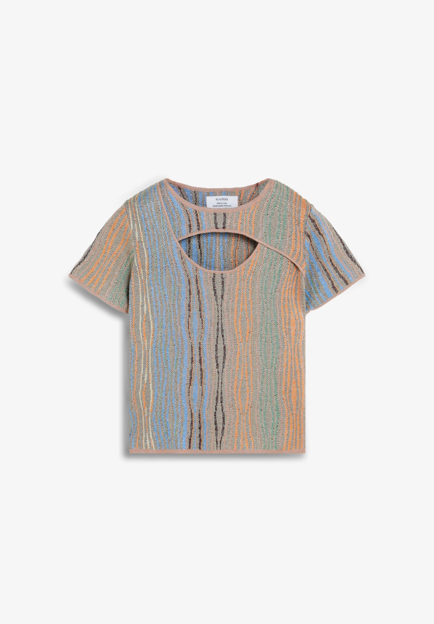 MULTICOLOURED ASYMMETRIC TOP