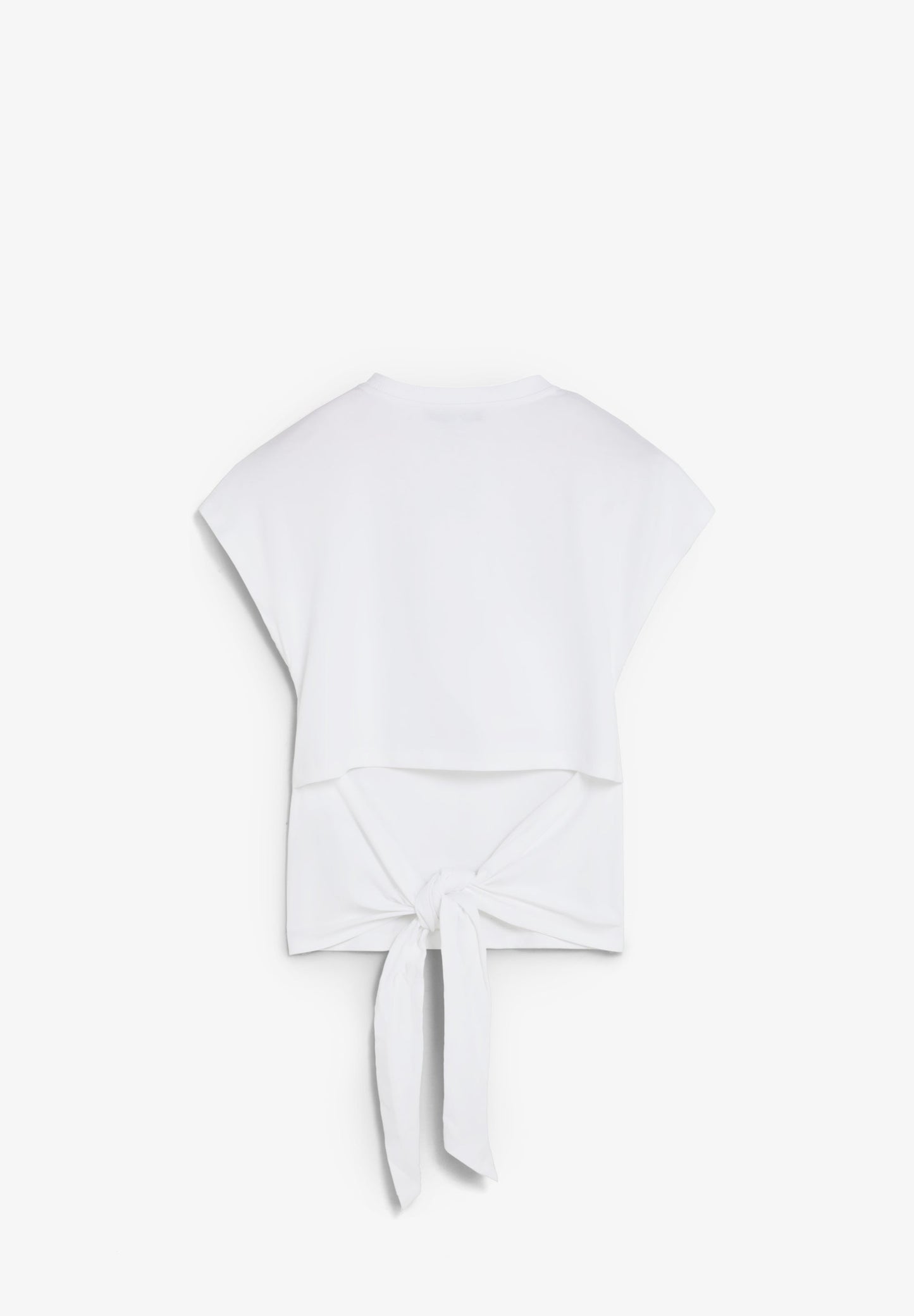 BACK KNOT T-SHIRT WITH RHINESTONES