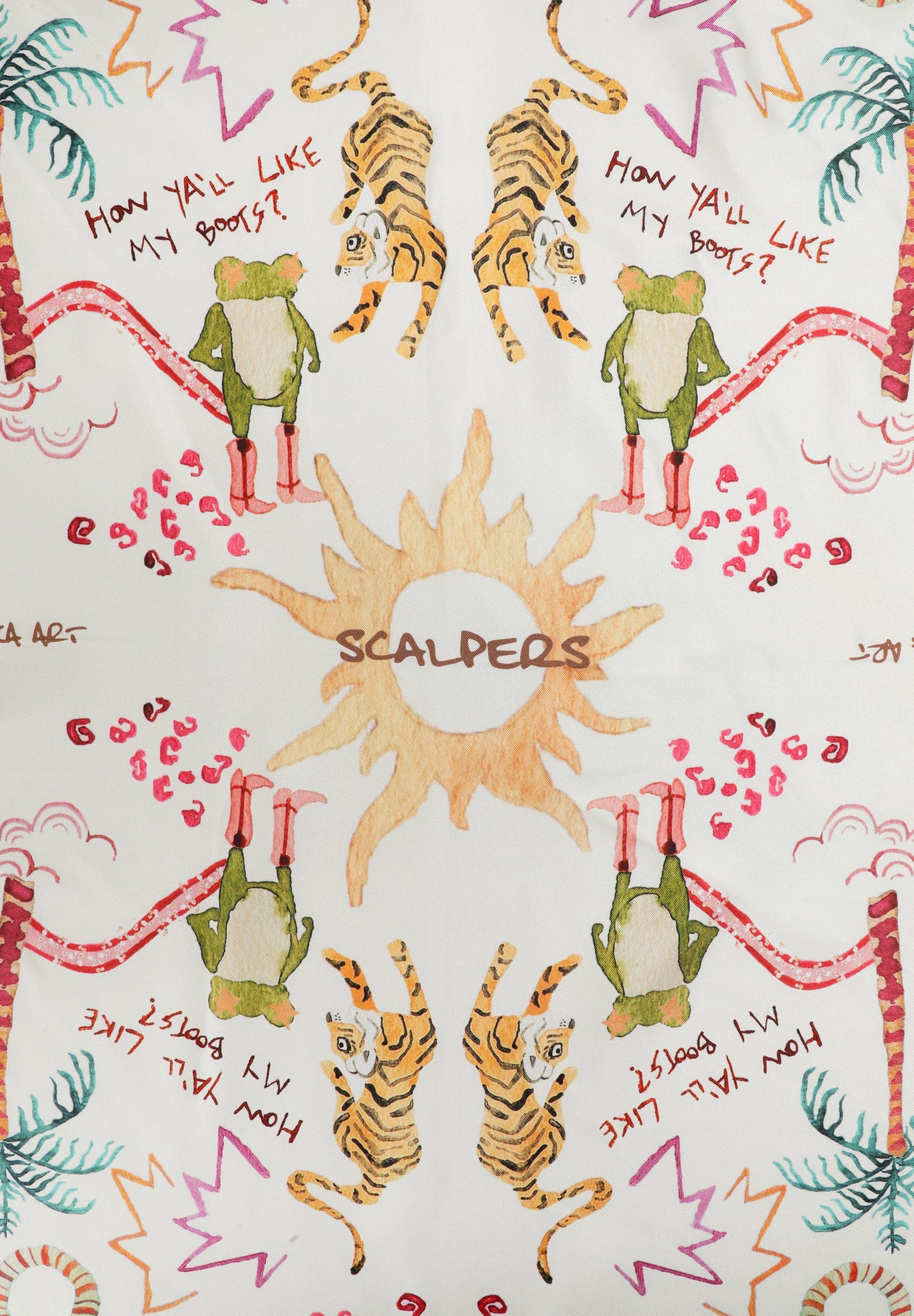 100% SILK PRINTED HANDKERCHIEF