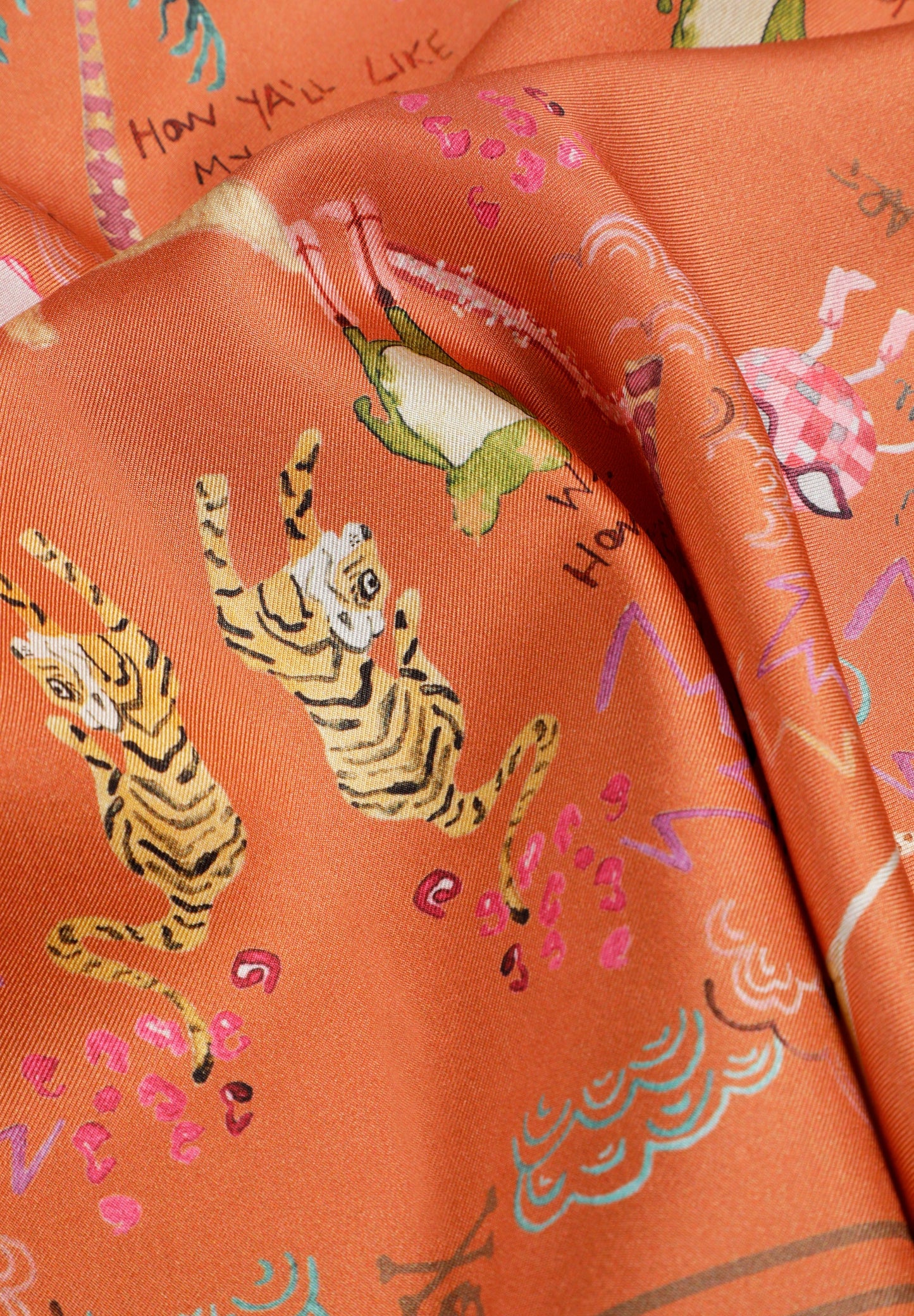 100% SILK PRINTED HANDKERCHIEF