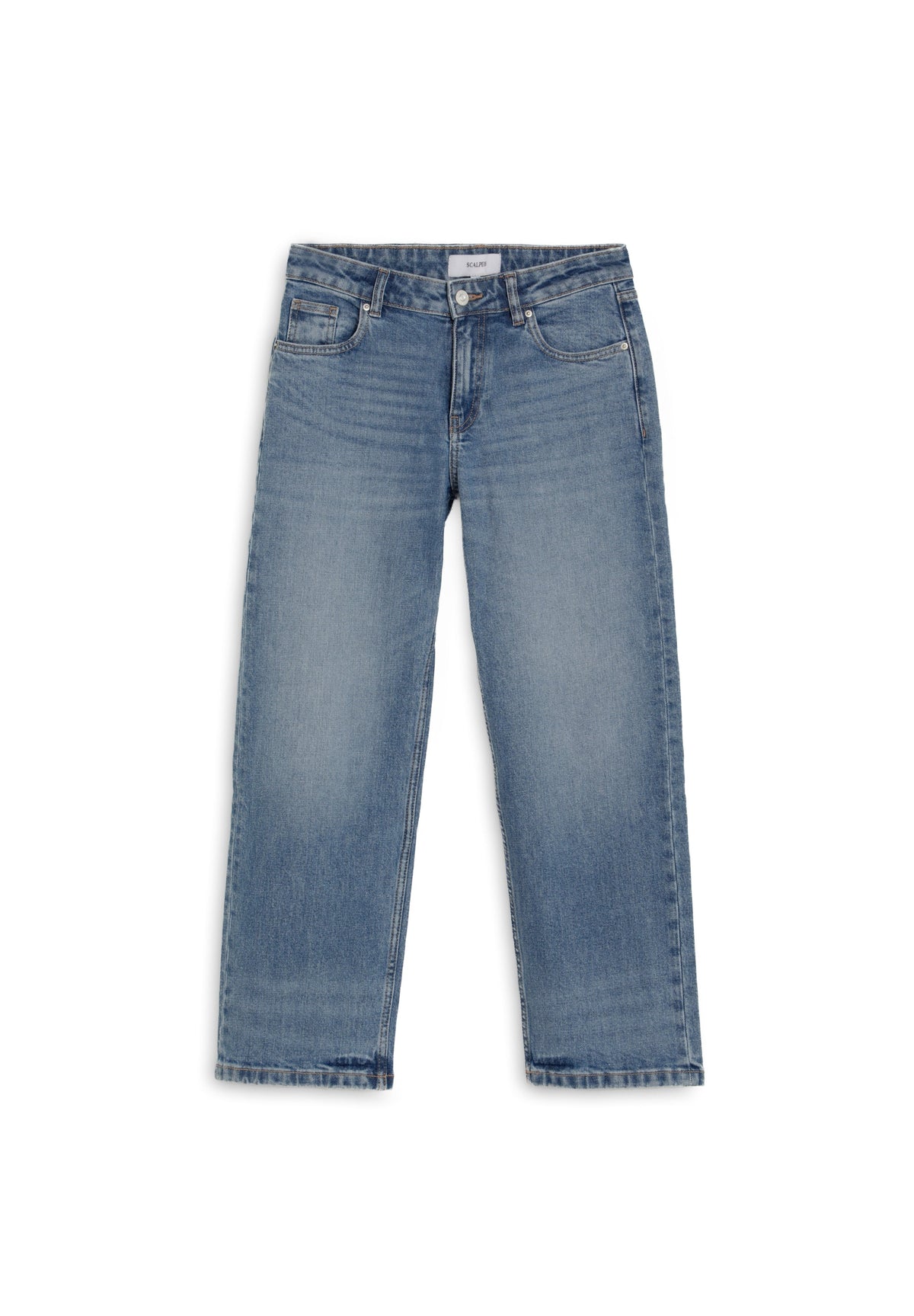 LOW-RISE STRAIGHT JEANS